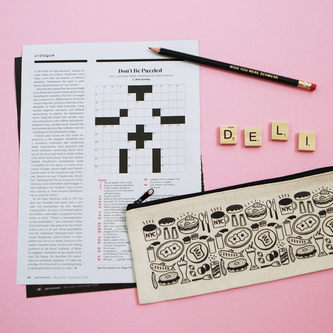 Wish You Were Schmear Pencil Case and Pencils、mySite、topwebapps