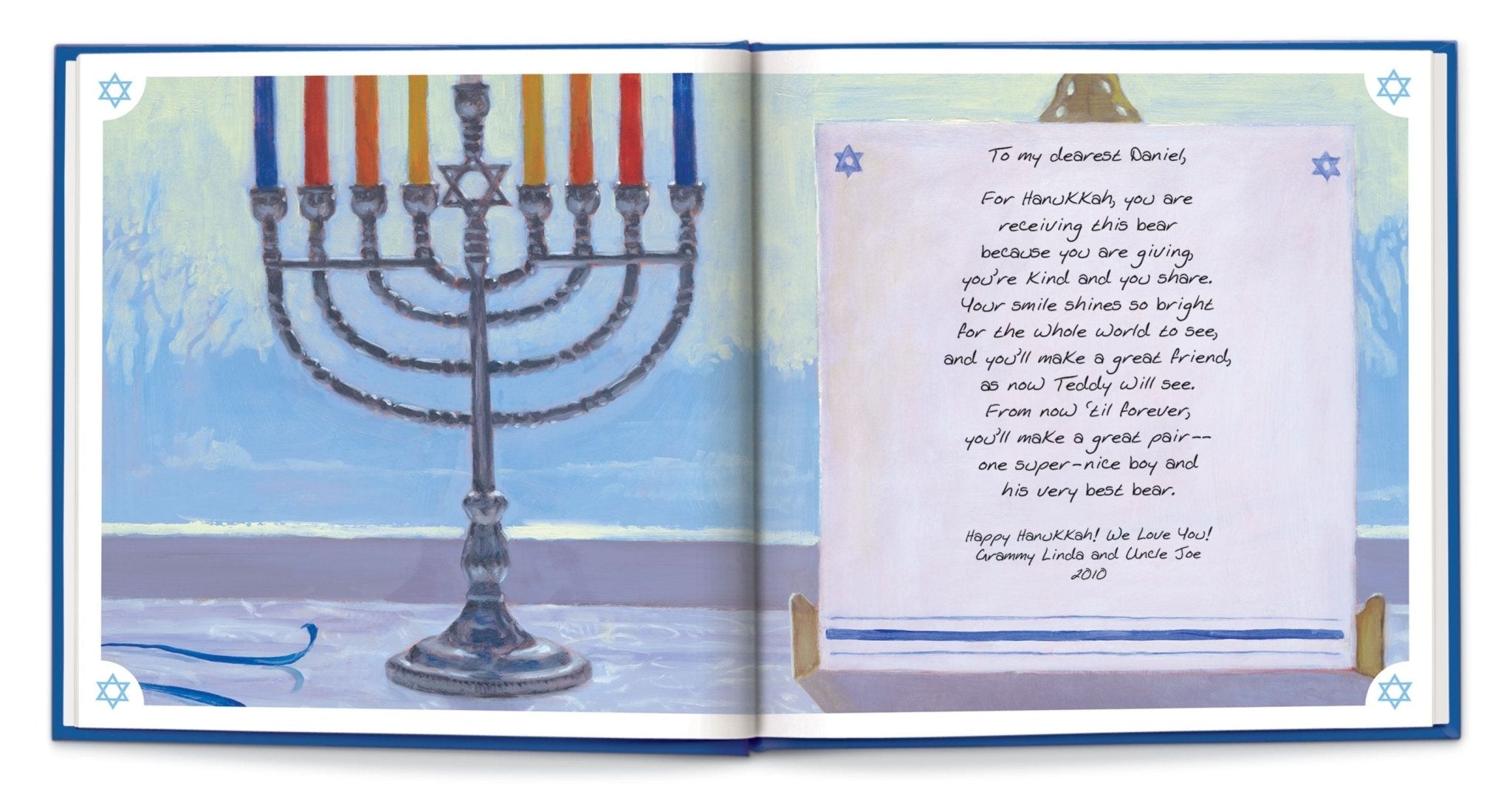  A Hanukkah Bear for ______ *Completely Personalized* book with your child's name.、mySite、elrpsem3k