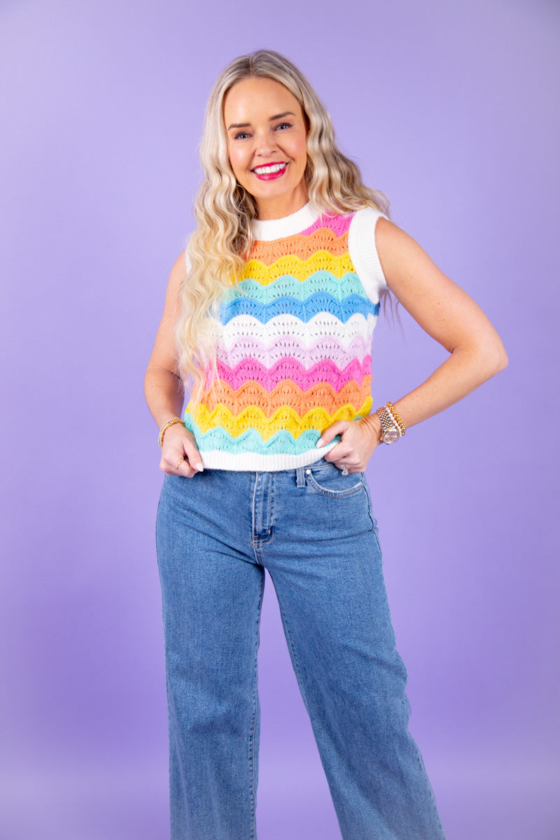 Over The Rainbow Sweater Vest、mySite、hinf8tx79