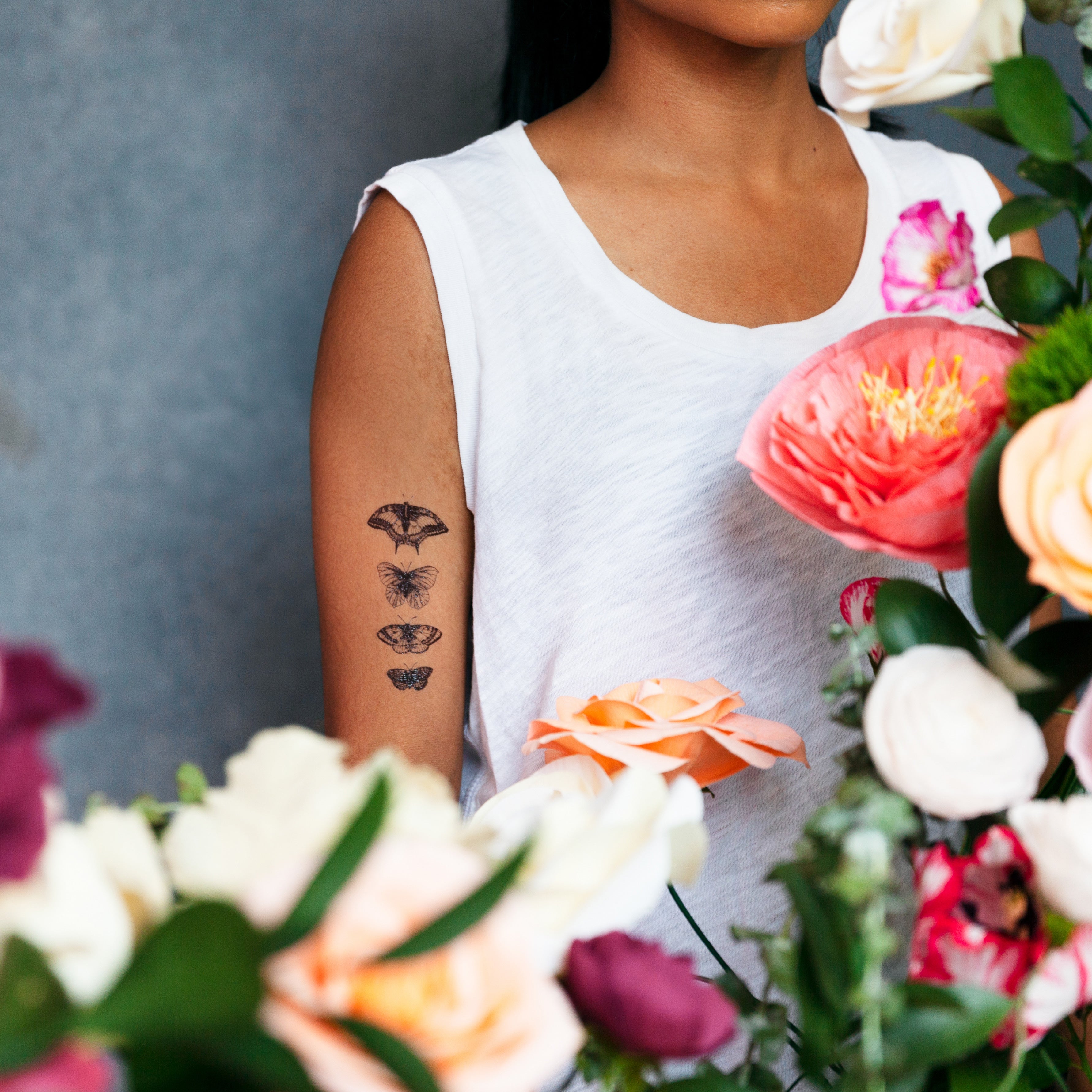  Black Butterflies Tattly Temporary Tattoos、mySite、ghnorth