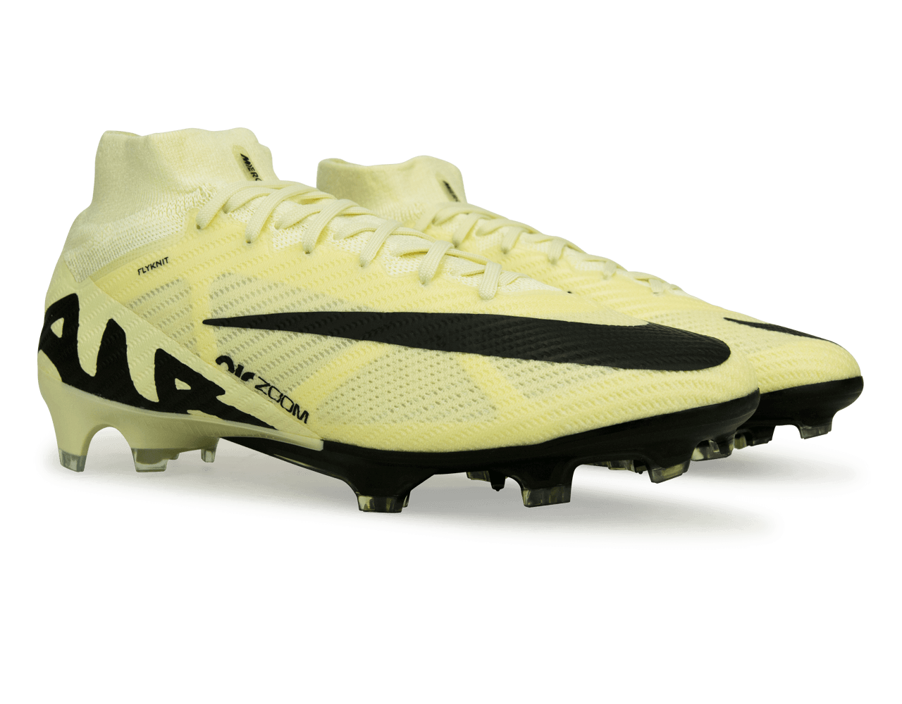 Nike Men's Zoom Mercurial Superfly 9 Elite FG Lemonade/Black、mySite、noshort