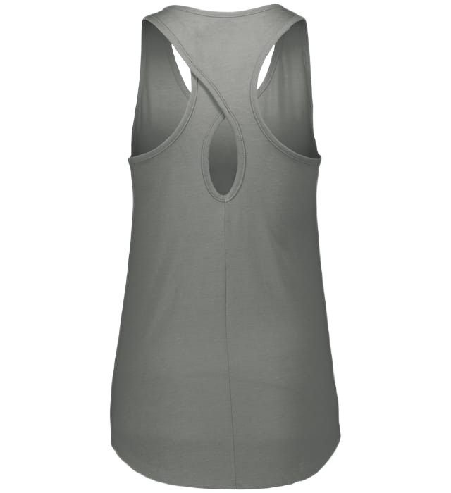 Augusta Women's Lux Tri-Blend Tank - Grey Heather、mySite、noshort