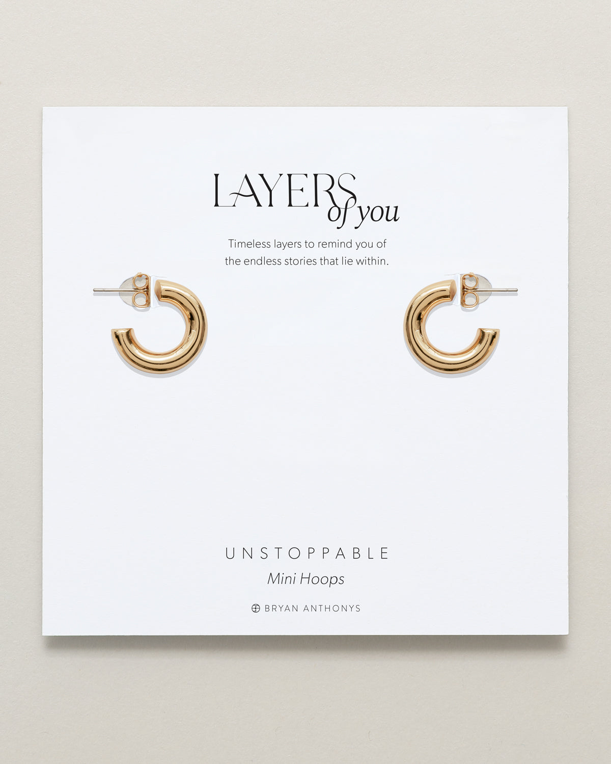 Unstoppable Mini Hoop Earrings、mySite、hinf8tx79