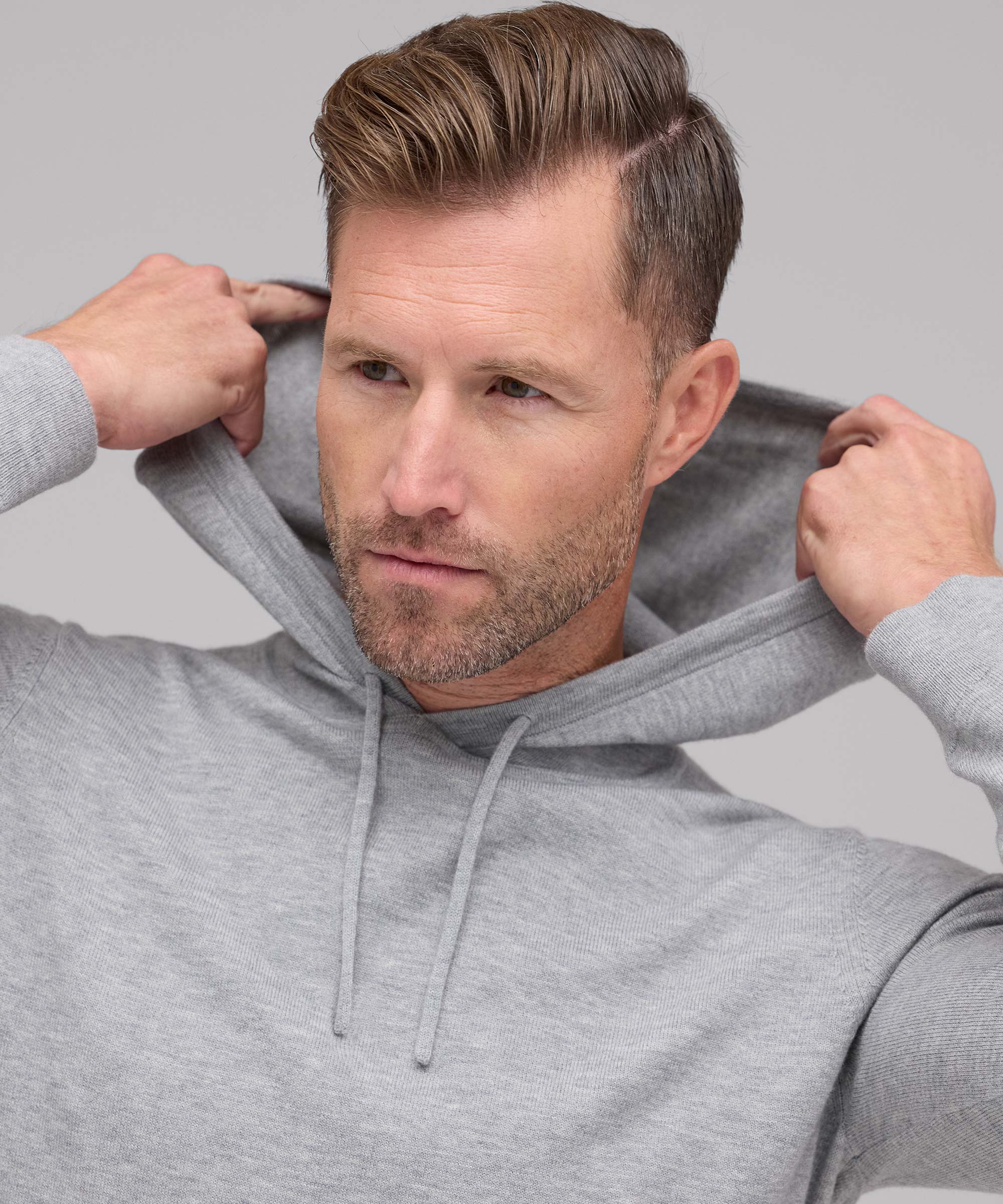 Men's Merino Cashmere Hoodie、mySite、noshort