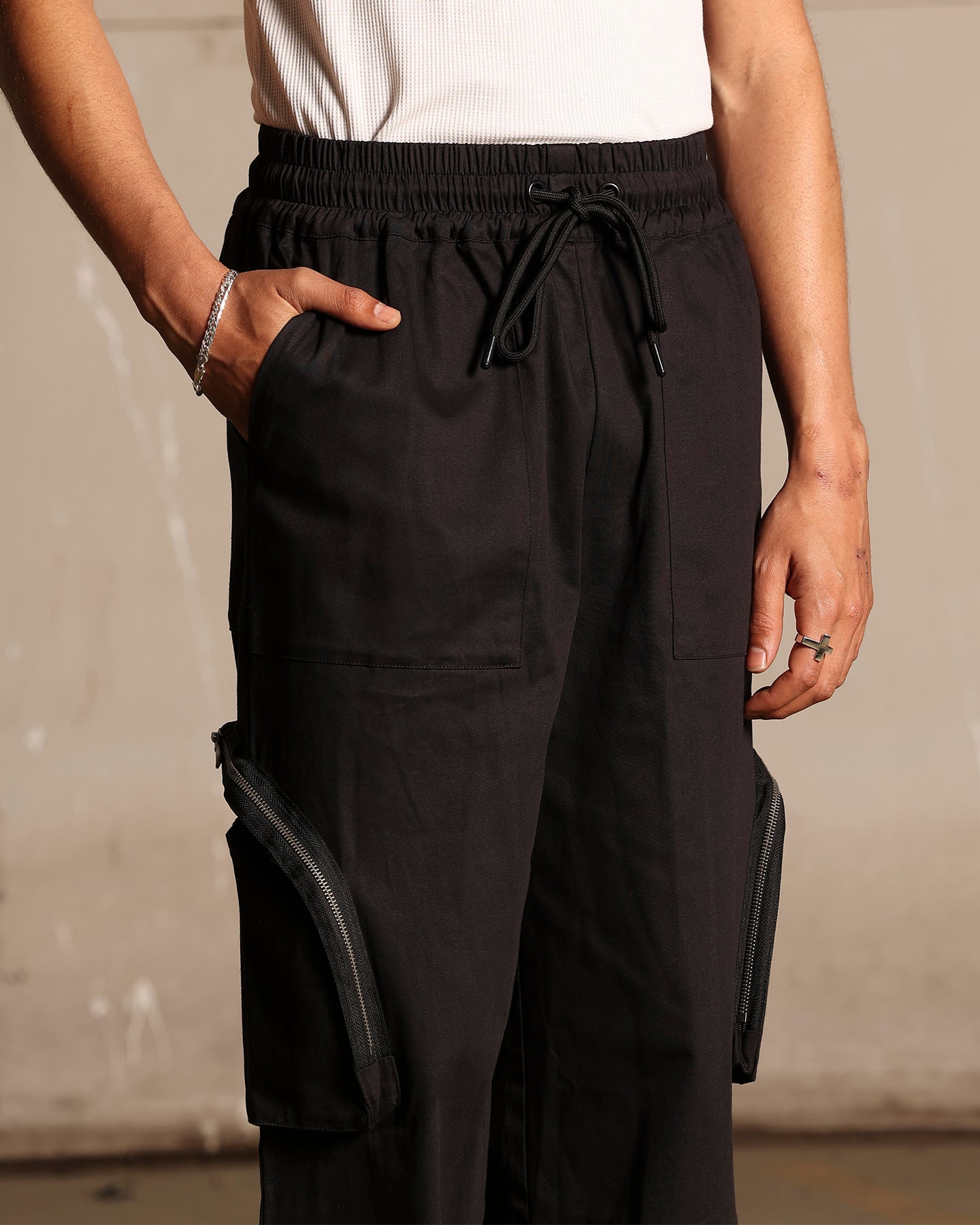 Saint Morta Gallery Zip Cargo Pants Black、mySite、zt4zffjzw