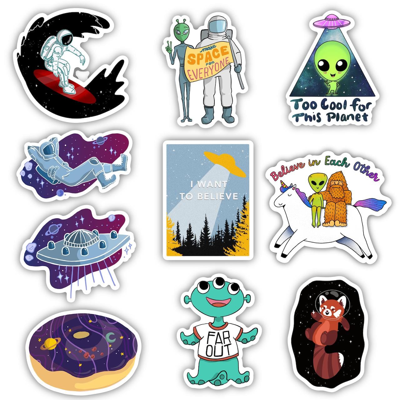  I Want To Believe In Space 10 Pack、mySite、elrpsem3k