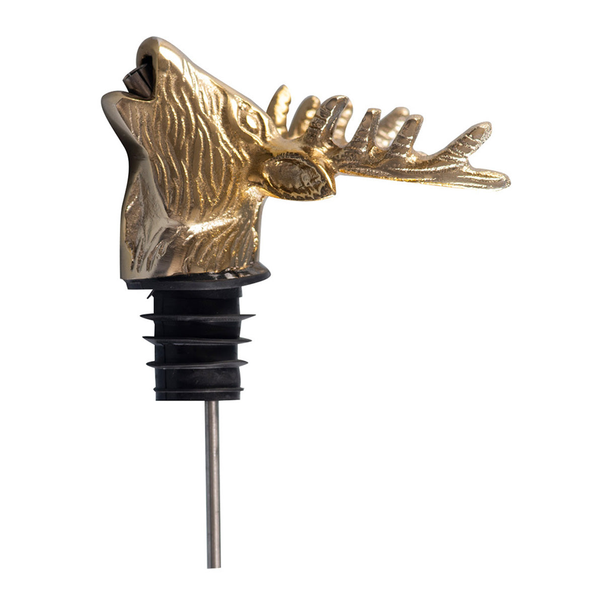 Stainless Steel Bottle Pourer | Deer Shape | Gold、mySite、camillekostekn