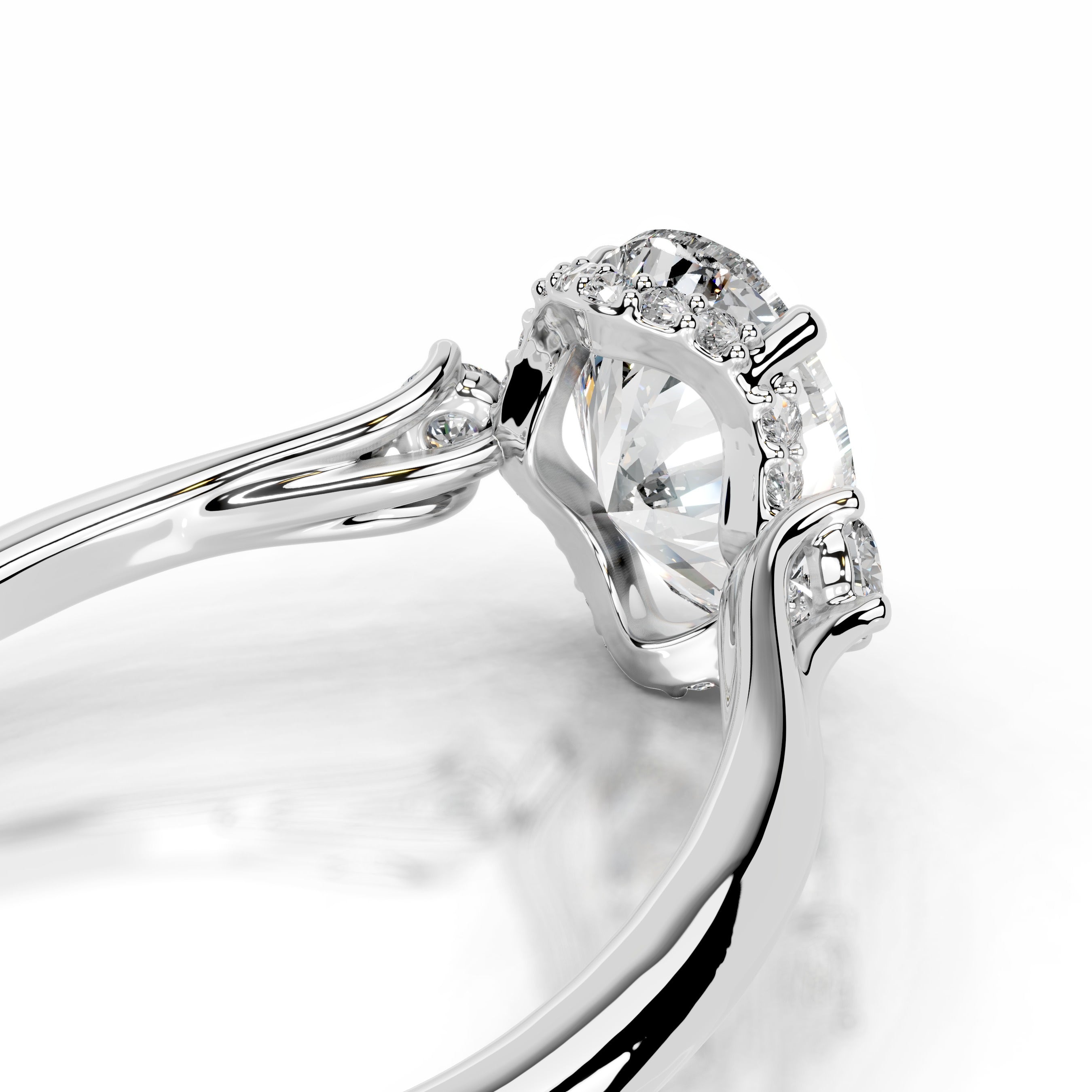 Antonia Diamond Engagement Ring - 14 White Gold、mySite、hinf8tx79