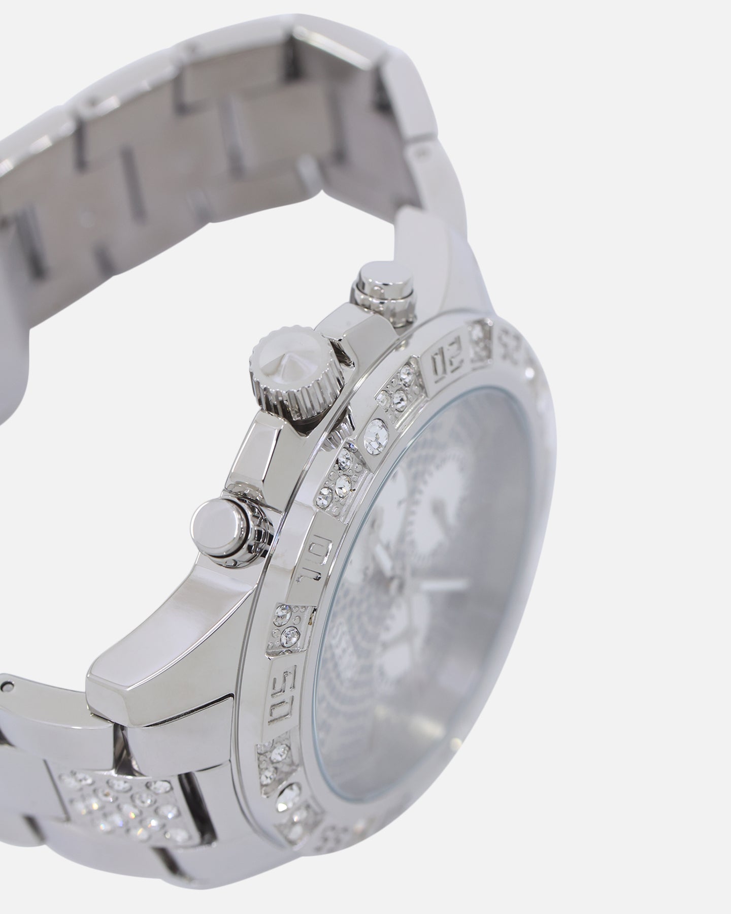 Guess Mainline Majesty Crystal Watch Silver、mySite、zt4zffjzw