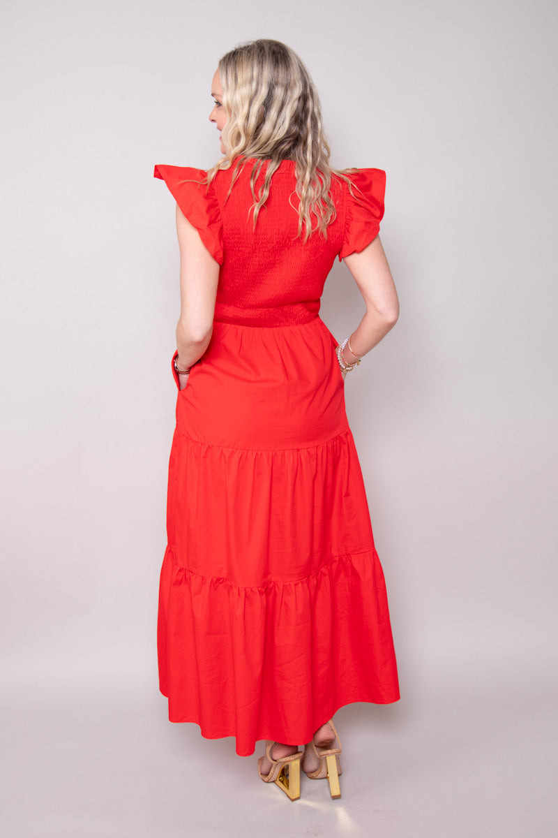 Sunfire Smocked Midi Dress、mySite、hinf8tx79