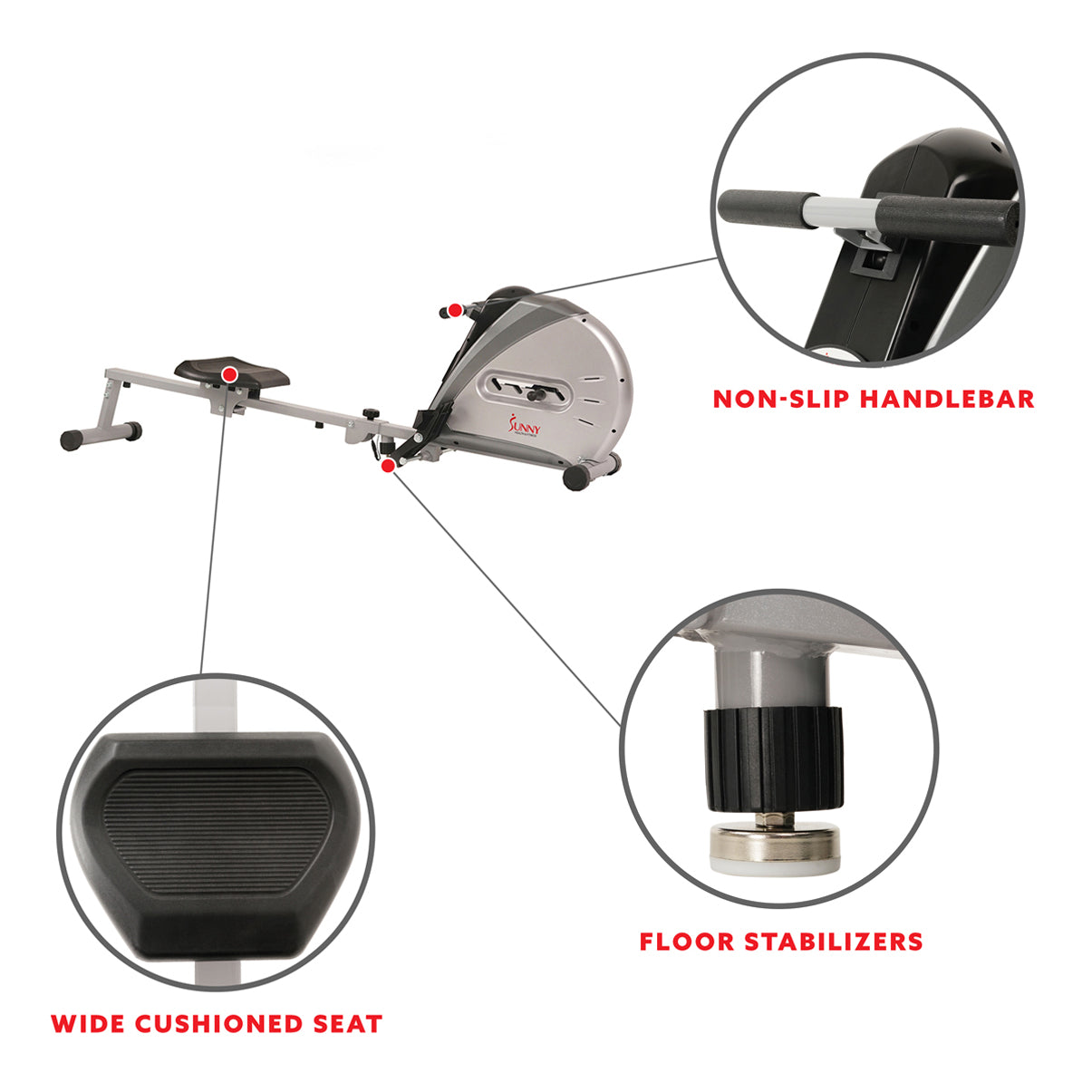  Elastic Cord Rowing Machine Bungee Resistance Rower、mySite、ghnorth