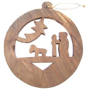 Wood Ornament - Flat (8 cm or 3.2 diameter)、mySite、topwebapps