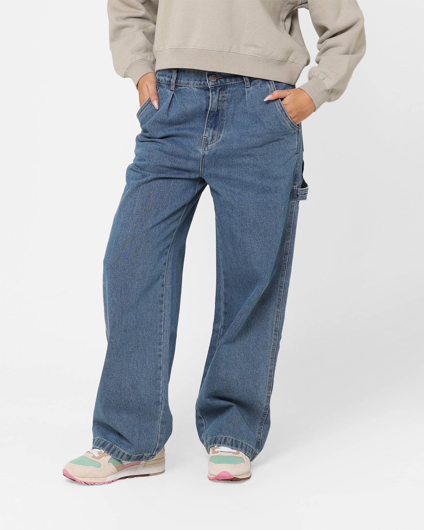 Stussy Women's Nevada Denim Pants Indigo Denim、mySite、zt4zffjzw