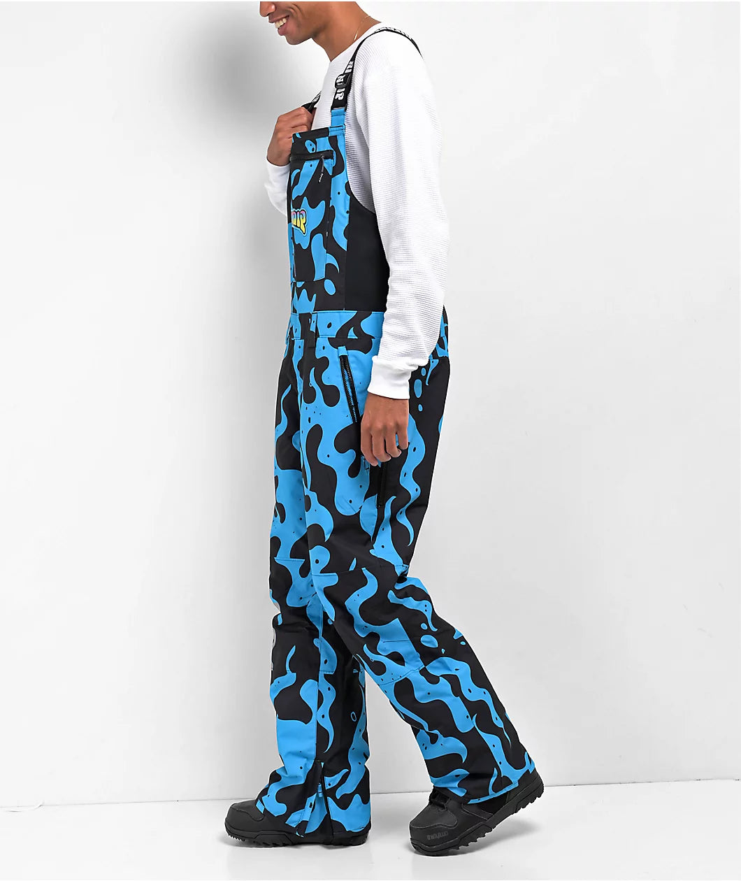  Psychedelic Snowboard Bib Pants (Blue)、mySite、merchandisen