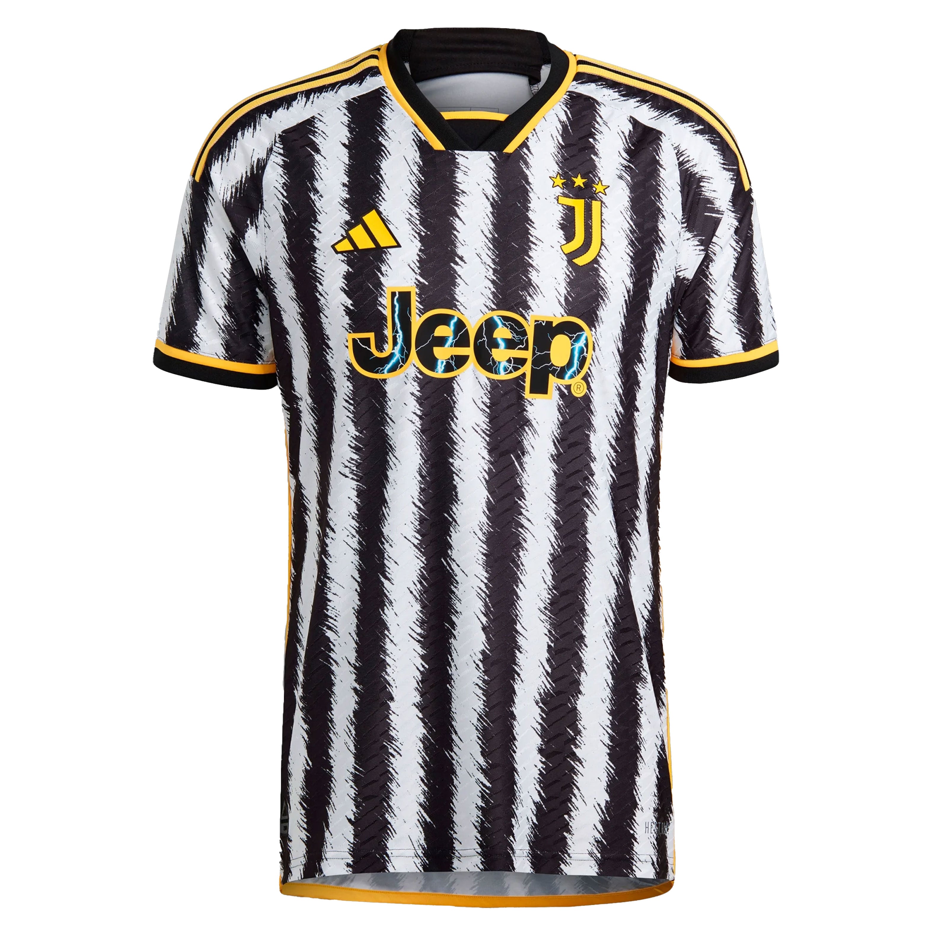 adidas Men's Juventus 2023/24 Authentic Home Jersey White/Black、mySite、noshort