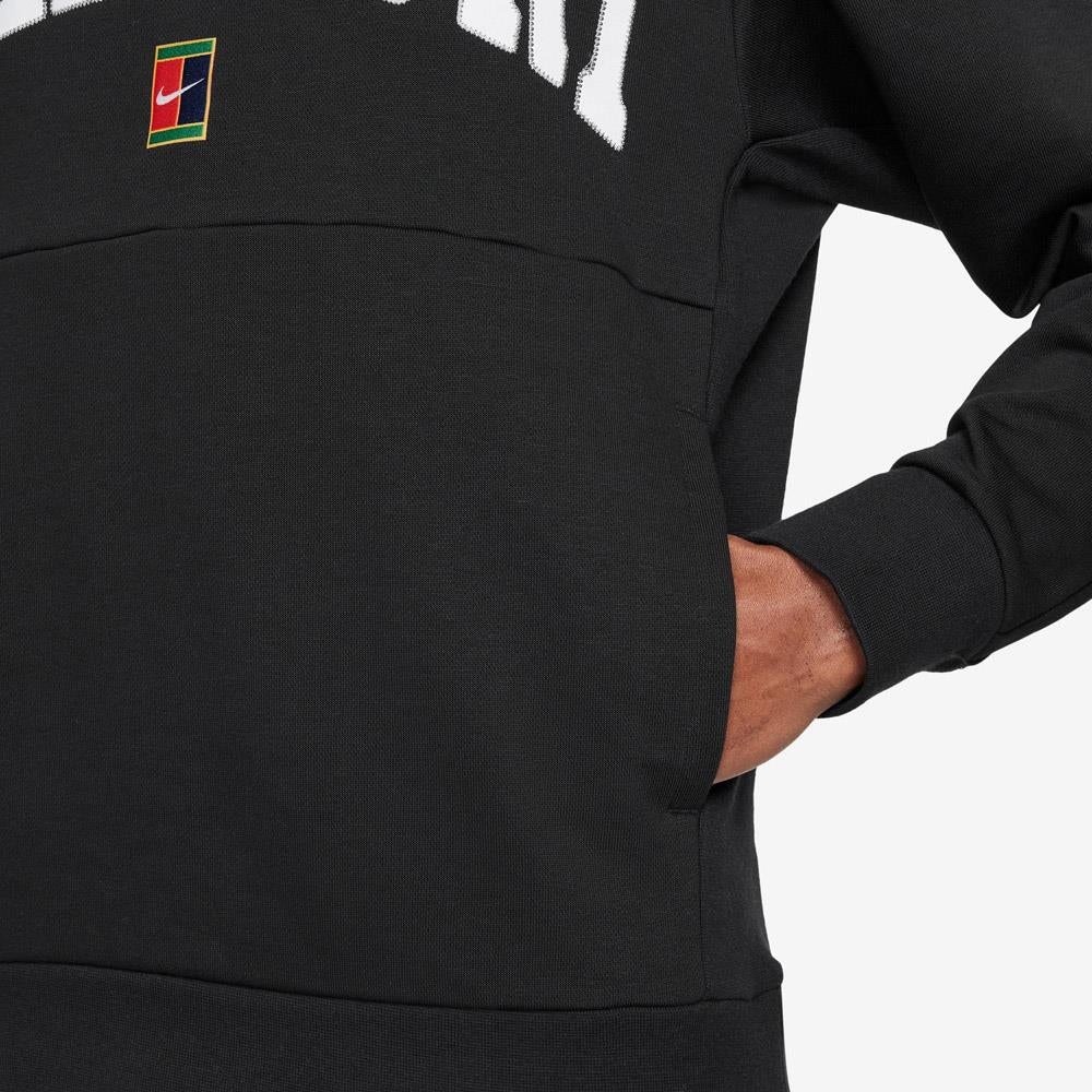 Nike Men's Heritage NikeCourt Hoodie - Black/White