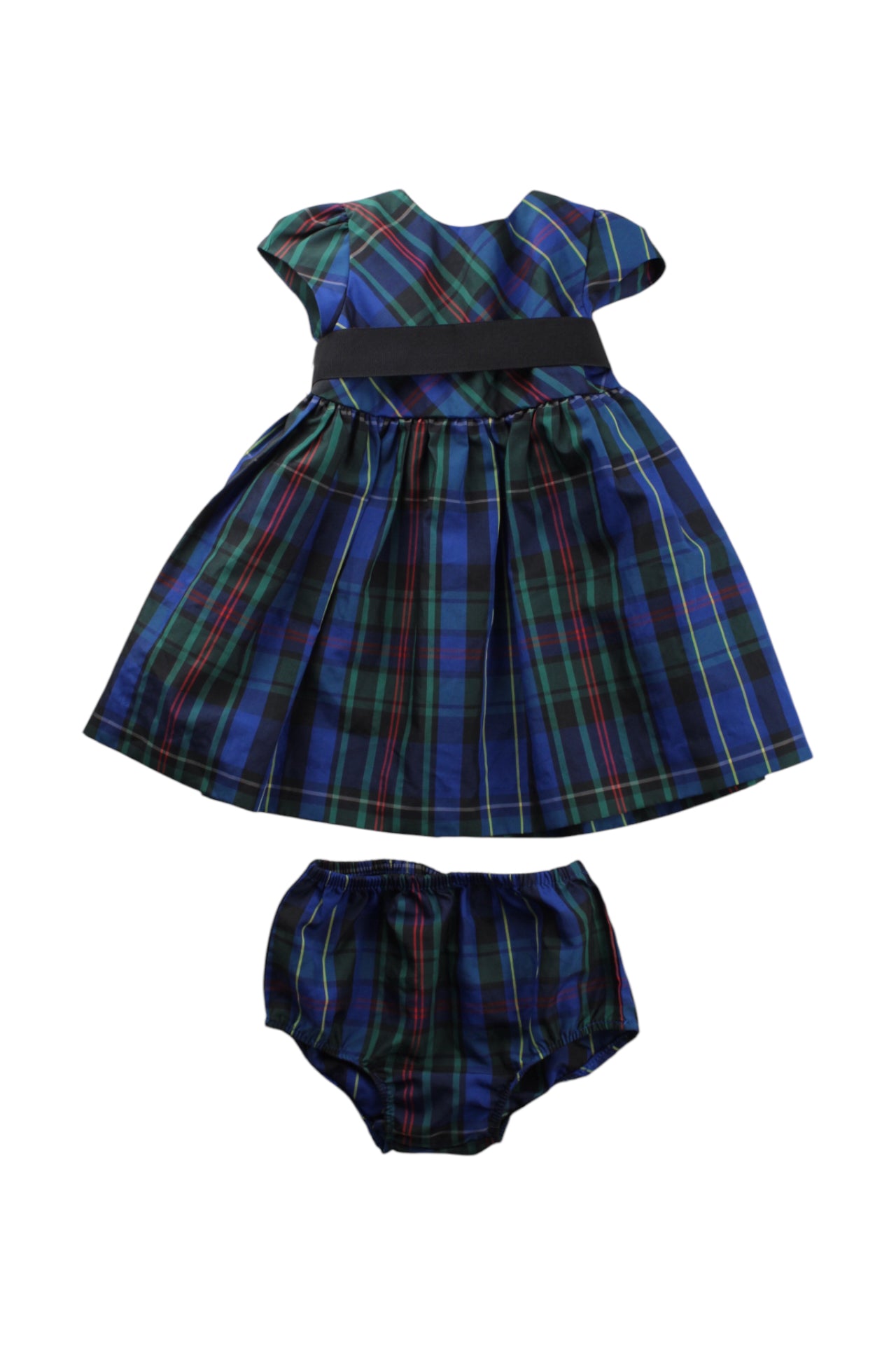 Ralph Lauren Plaid Dress Set, 6-12M、mySite、g9winljtr