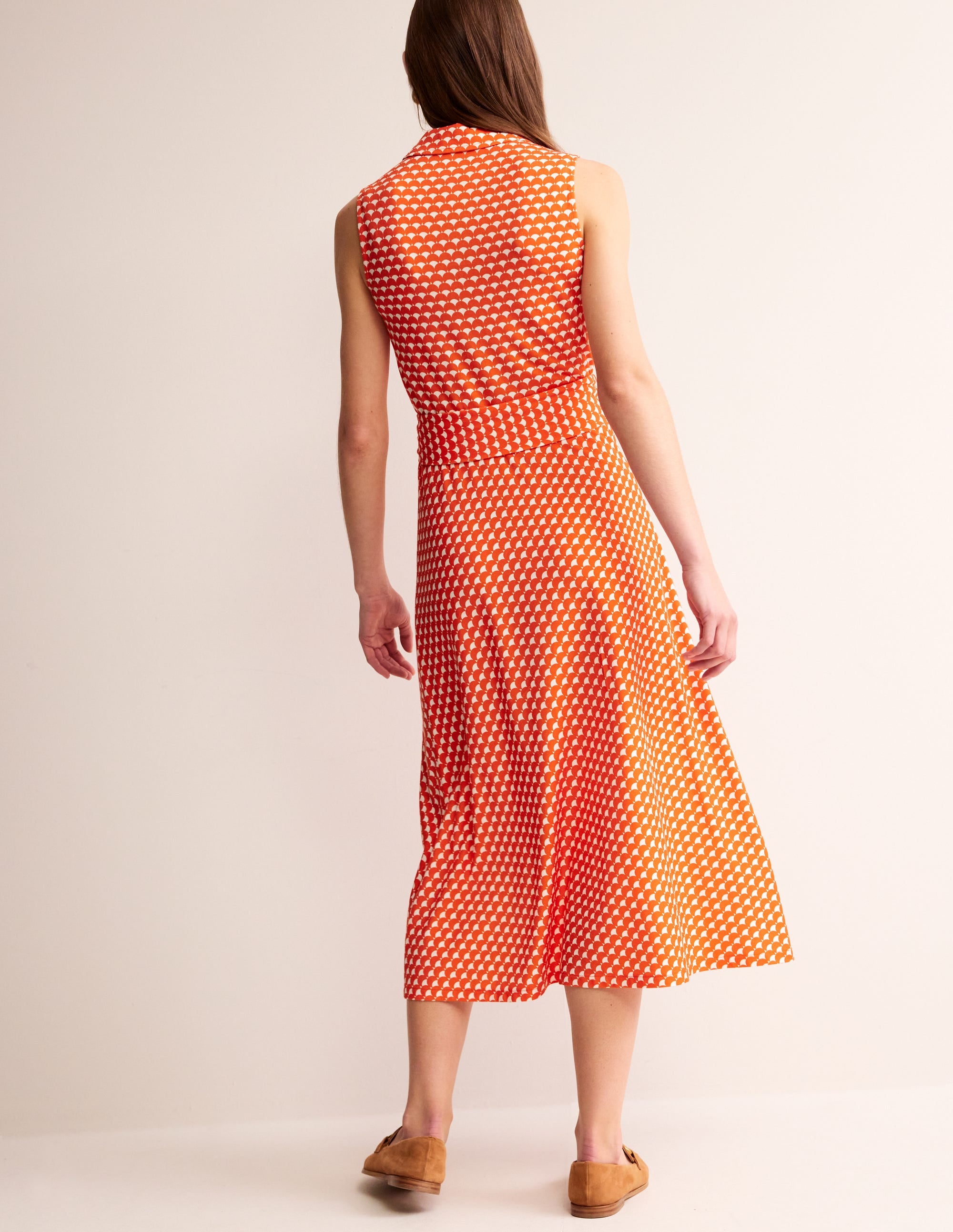  Laura Sleeveless Shirt Dress-Mandarin, Crescent Stamp、mySite、ashleygrahame