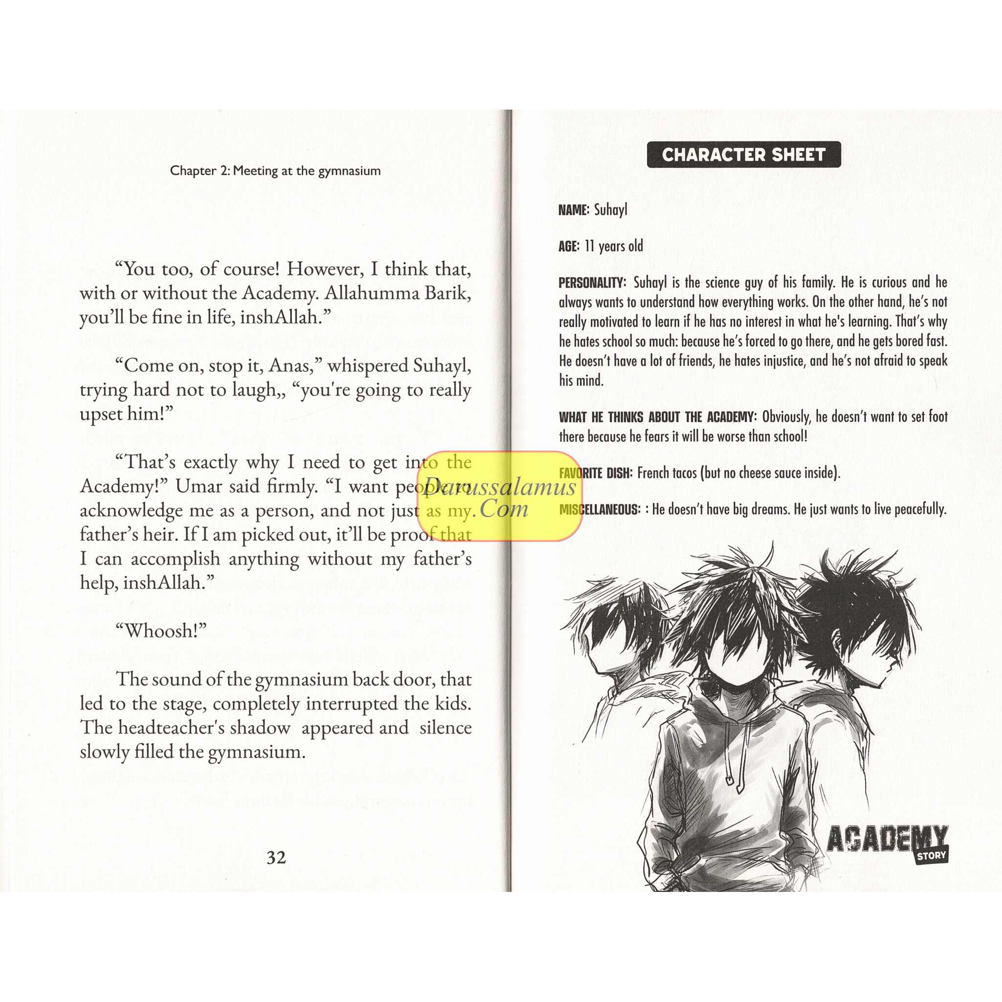 Academy Story: The Ultimate Adventure Book for Young Muslims、mySite、topwebapps