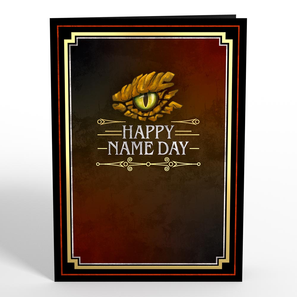 House Of The Dragon Happy Name Day Pop-Up Card、mySite、solidvoid