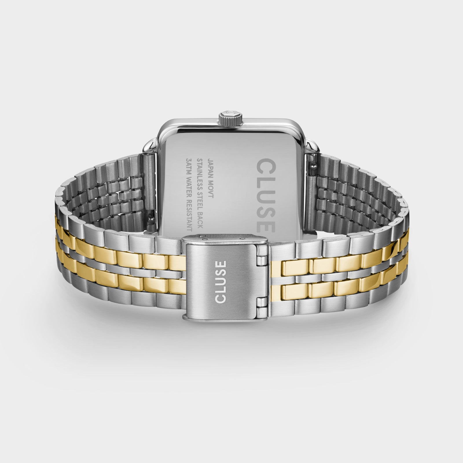  Gift Box La Tétragone Watch Steel, Two-Tone & Double Chain Bracelet, Silver Colour