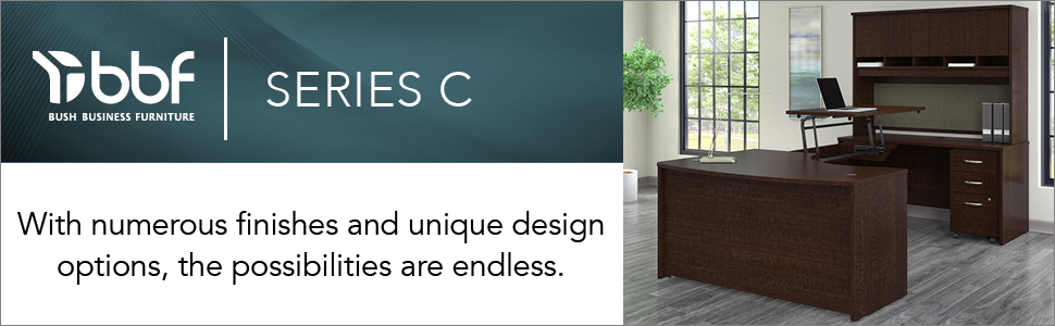 bbf,bush business furniture,series c,mocha cherry,cherry,contemporary,bush,bush industries