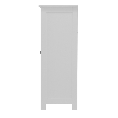 White Lift Top Entryway Storage Cabinet with 2 Safety Hinge, Wooden Toy Box、、casual