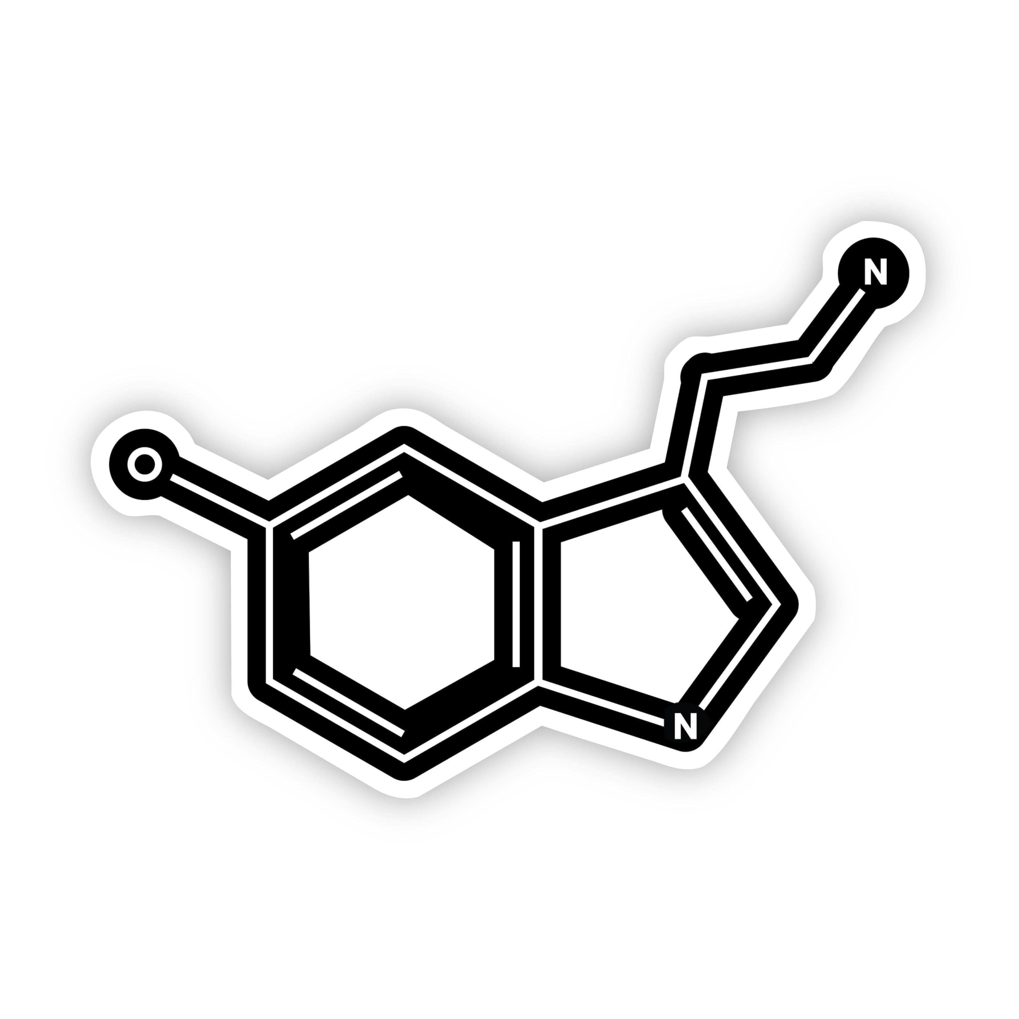  Serotonin Chemistry Sticker、mySite、elrpsem3k