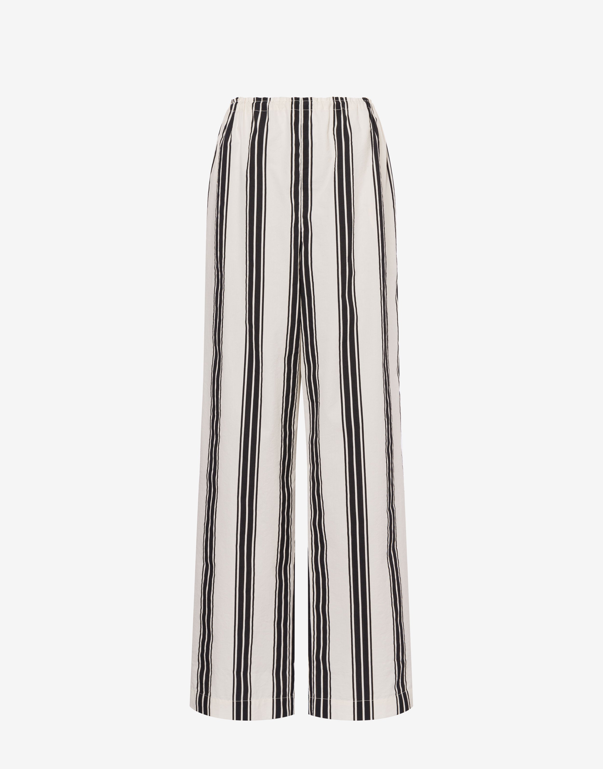 Pantalone in cotone nylon rigato、mySite、aoinhome