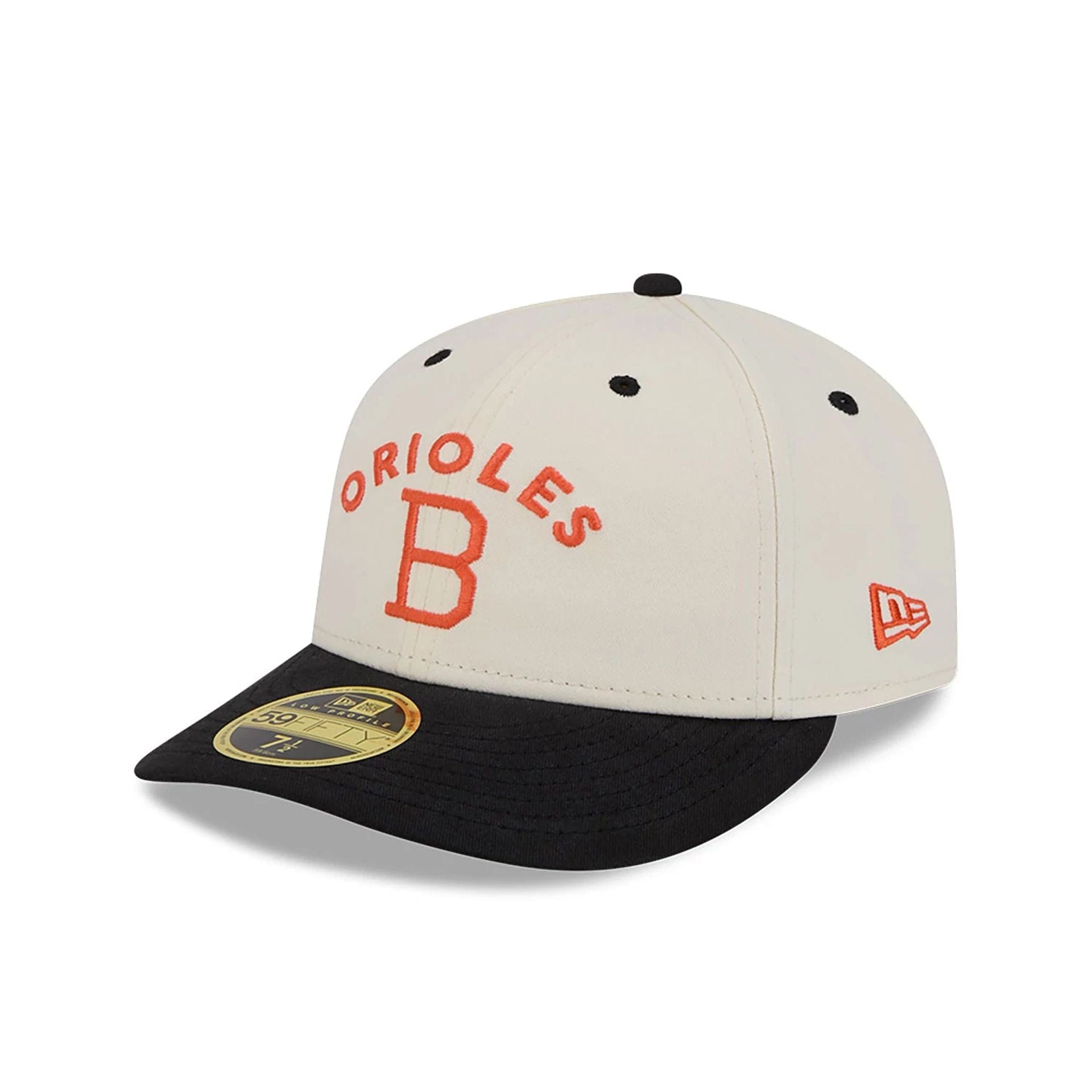 Baltimore Orioles Vintage Stack White Low Profile 59FIFTY Fitted Cap、mySite、vikingsvslions