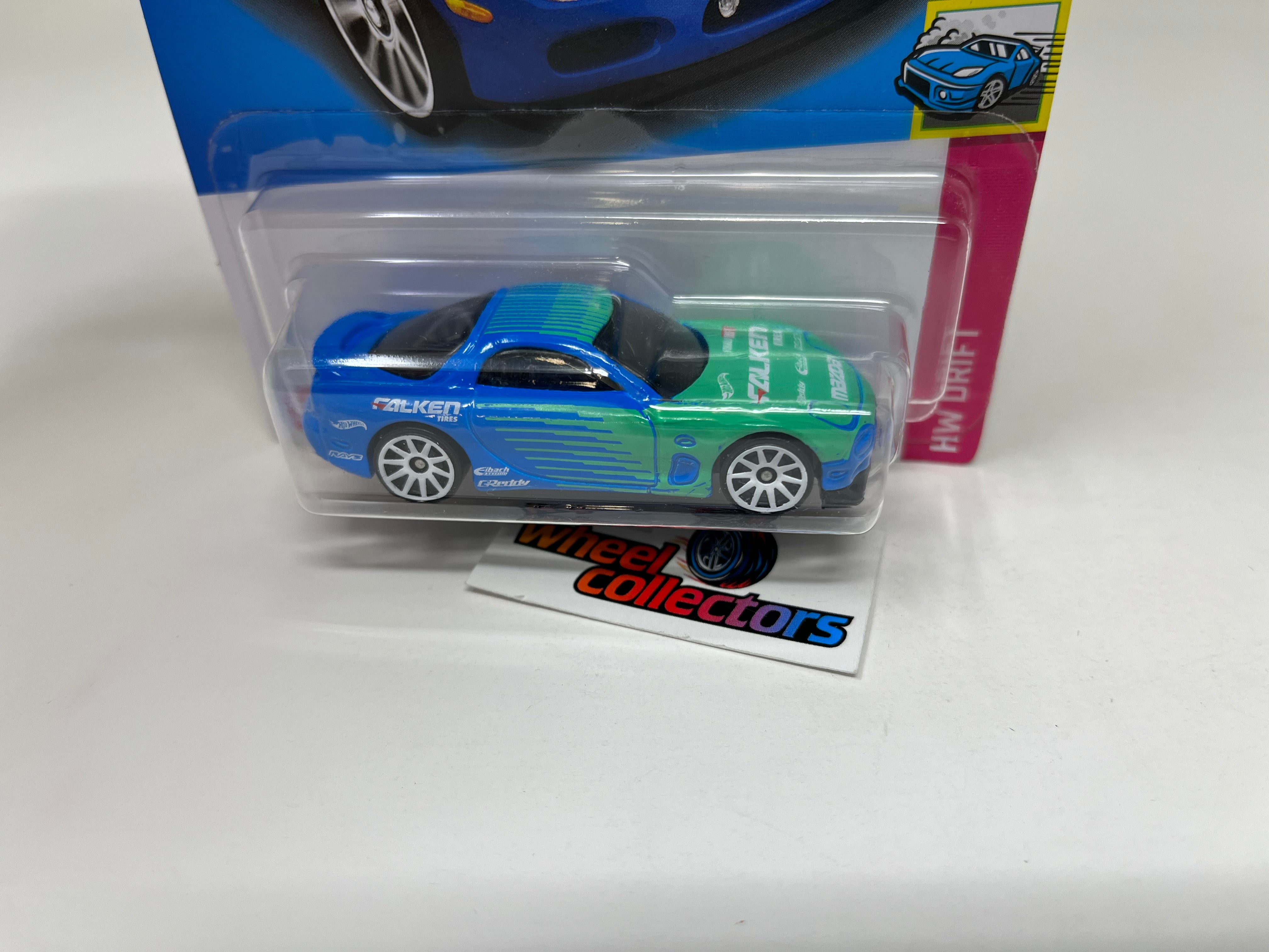 '95 Mazda RX-7 #177 Falken * Blue/Green * 2022 Hot Wheels、mySite、hgirdovlk