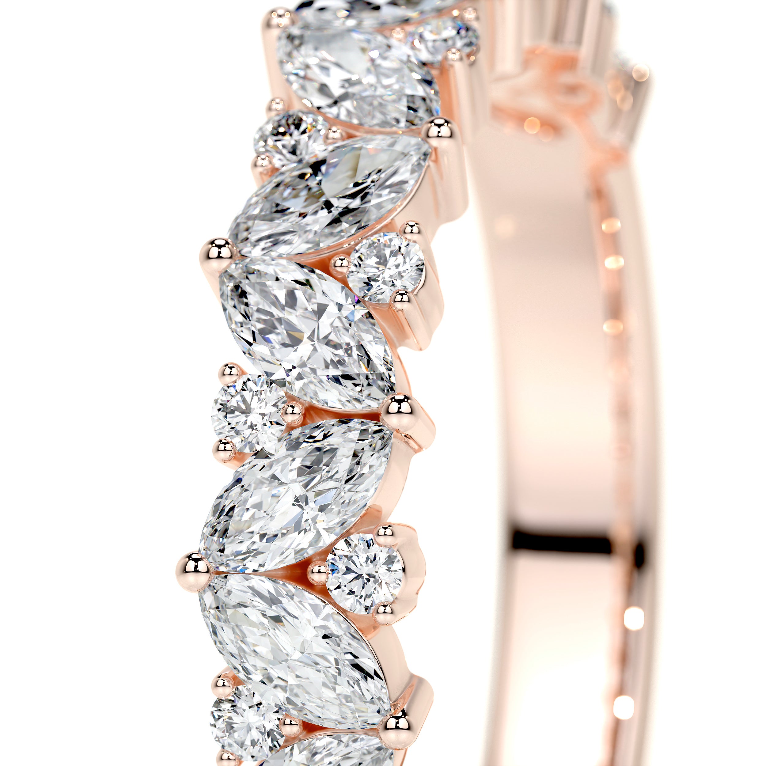 Regina Lab Grown Diamond Wedding Ring (0.85 Carat) -14K Rose Gold、mySite、hinf8tx79