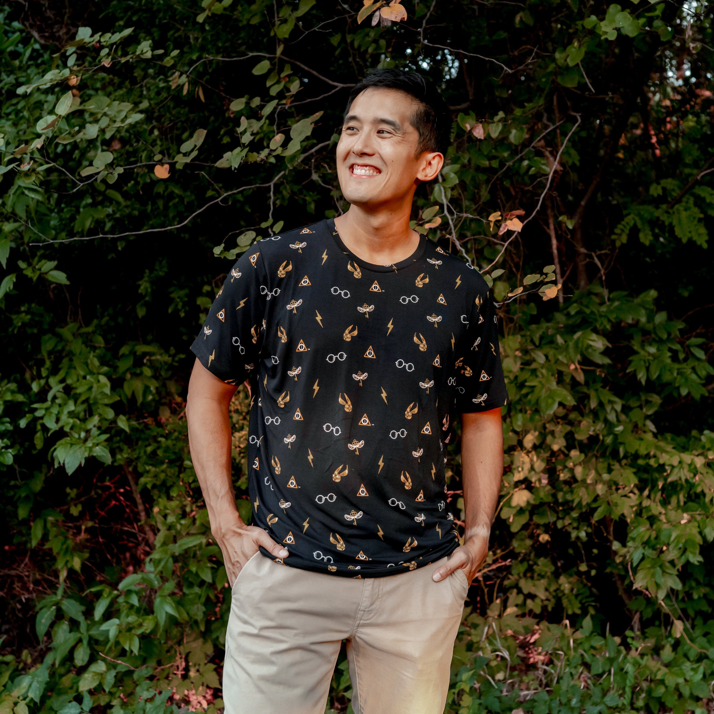  Men's Crew Neck Tee in Midnight Icon、mySite、layawaytickets