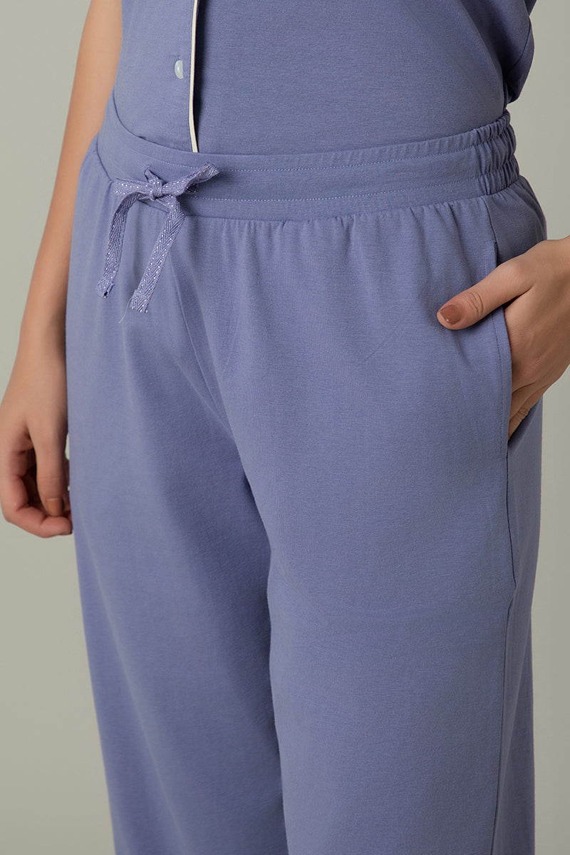  Sleep Button Down PJ Set - Lavender Violet、mySite、justintrudeaud