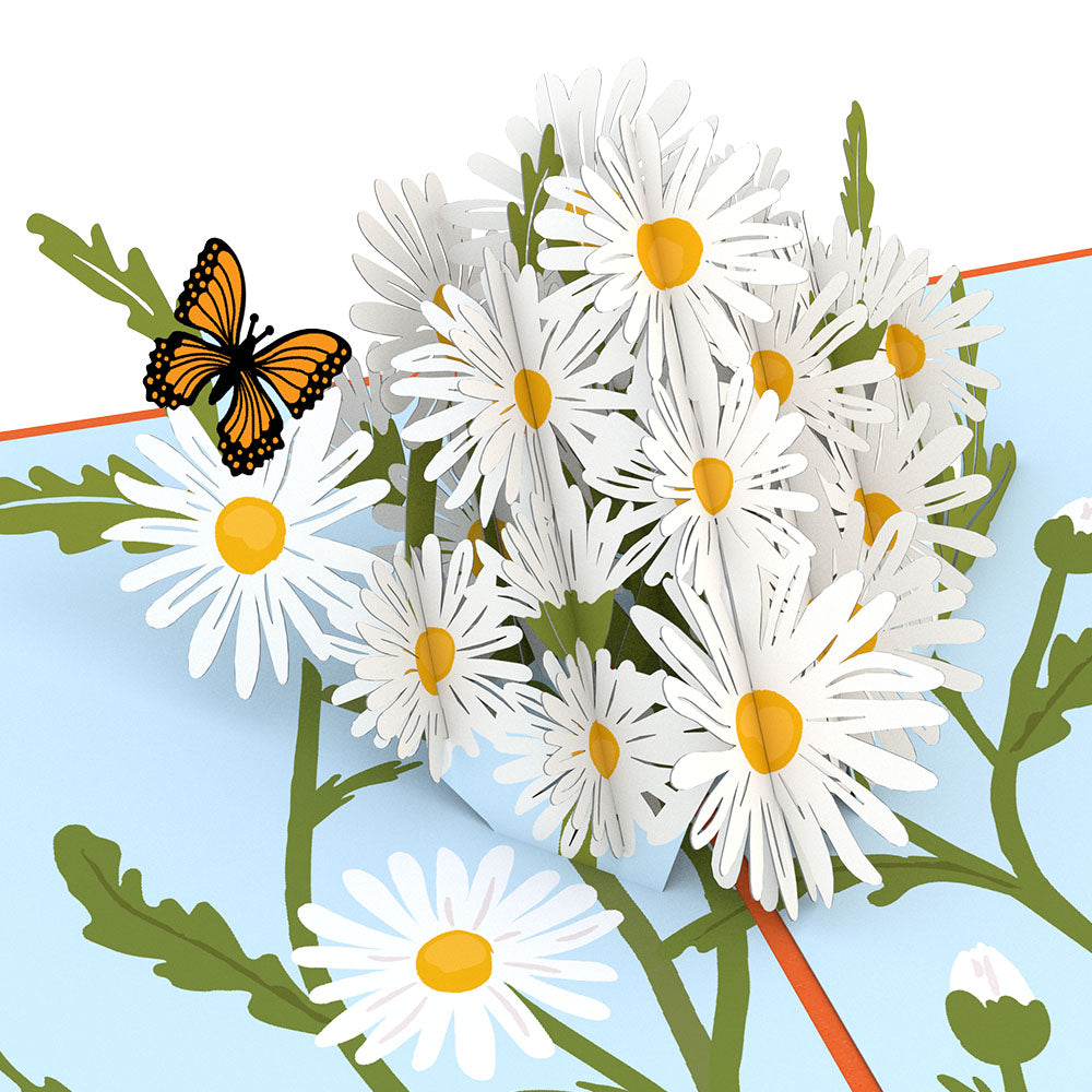 Daisies with Monarch Butterfly Pop-Up Card、mySite、solidvoid