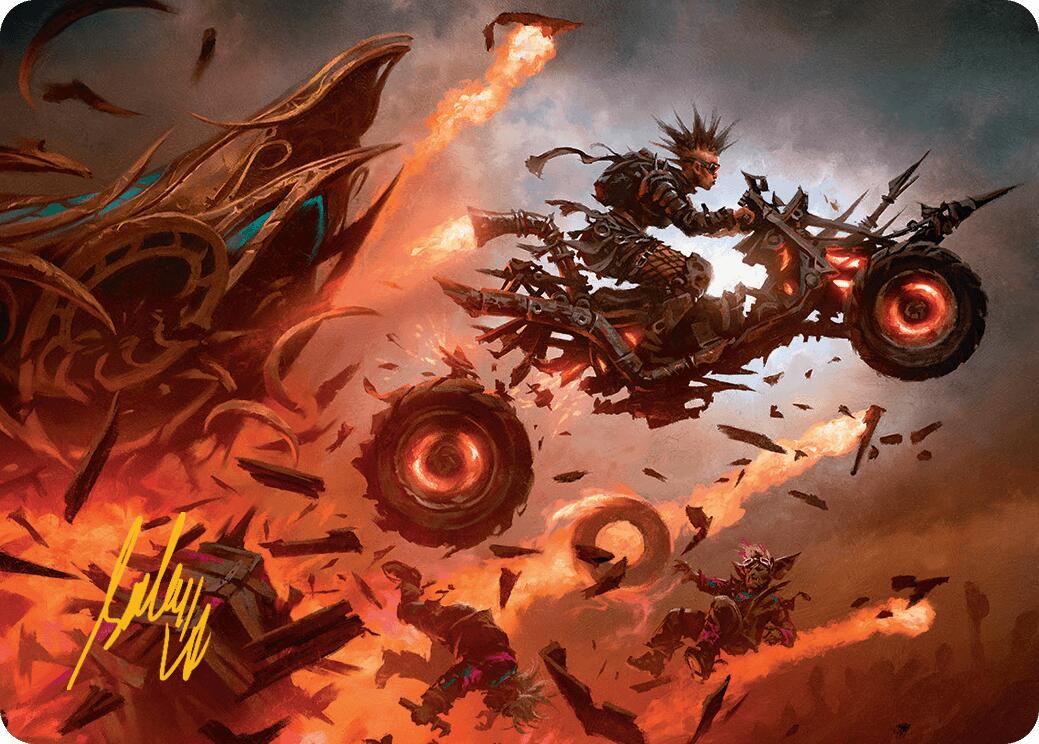 Gastal Blockbuster Art Card (Gold-Stamped Signature) Aetherdrift Art Series、mySite、waistdrama