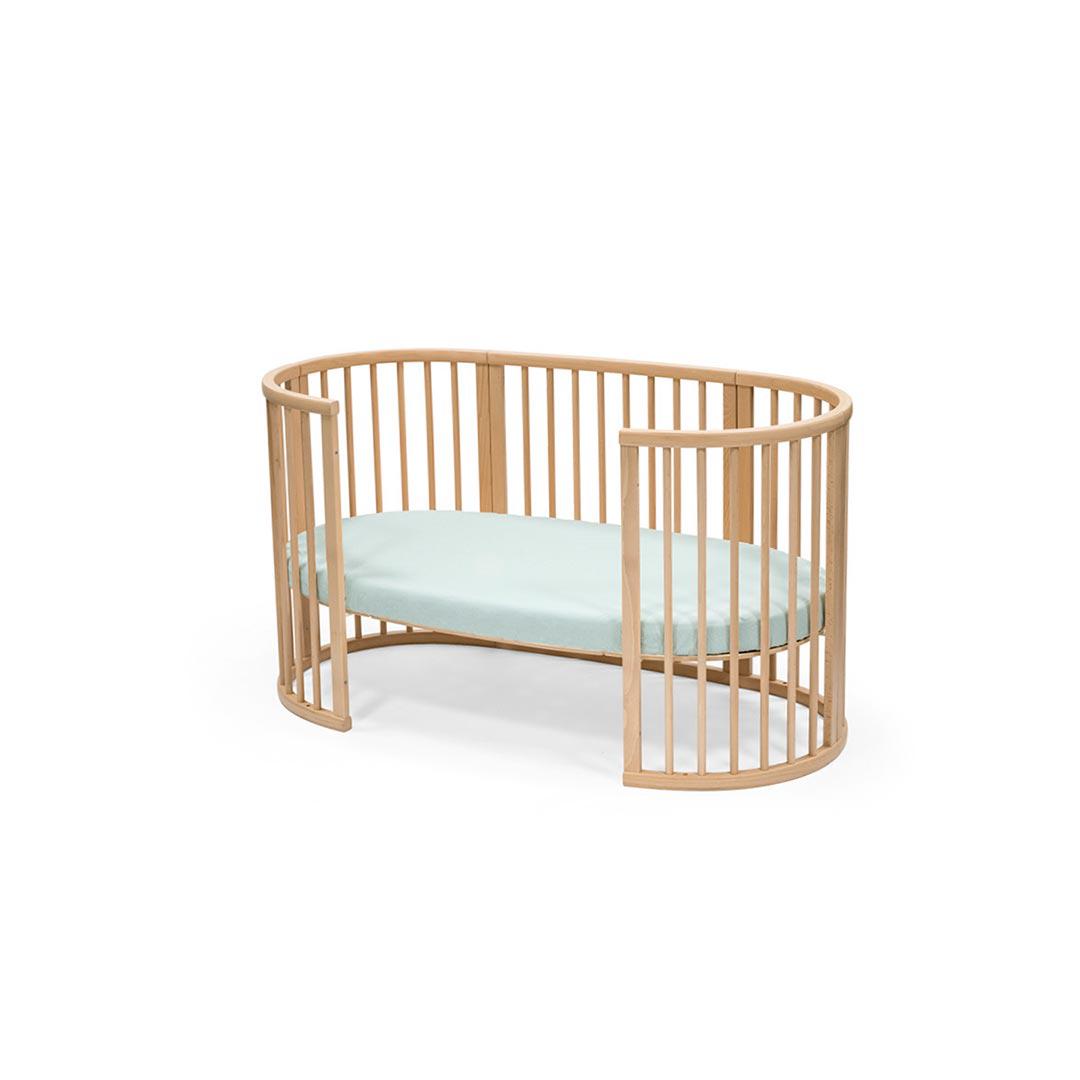  Stokke Sleepi V3 Fitted Sheet - Dots / Sage、mySite、merchandisen