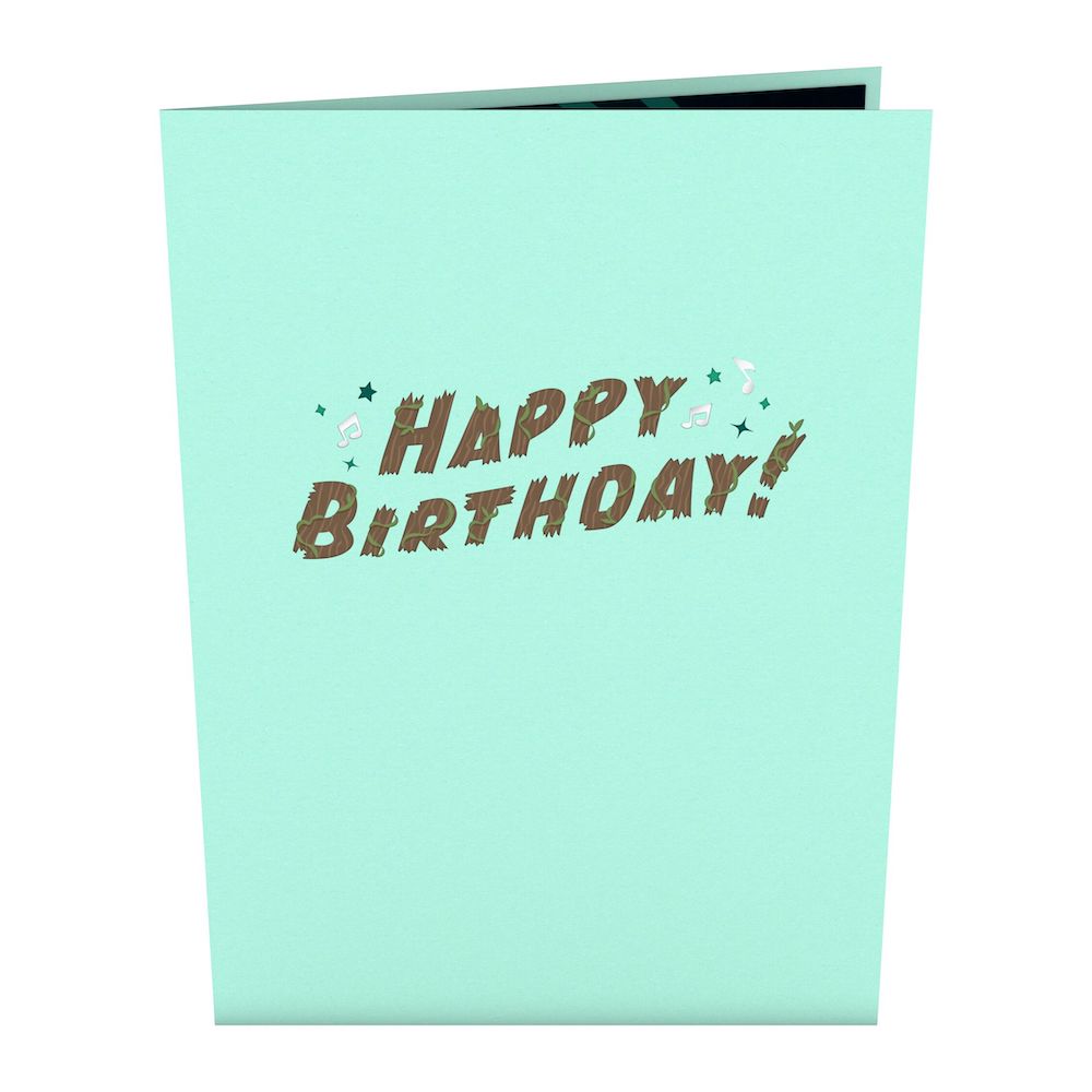 Marvel's Guardians of the Galaxy Groot Birthday Pop-Up Card、mySite、solidvoid
