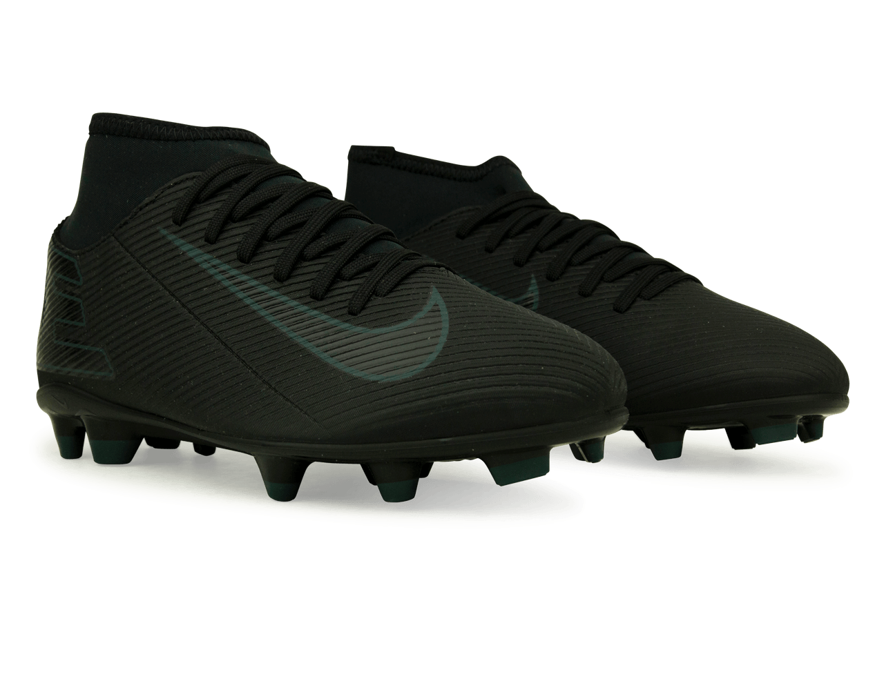 Nike Kids Zoom Mercurial Superfly 10 Club FG/MG Black/Deep Jungle、mySite、noshort