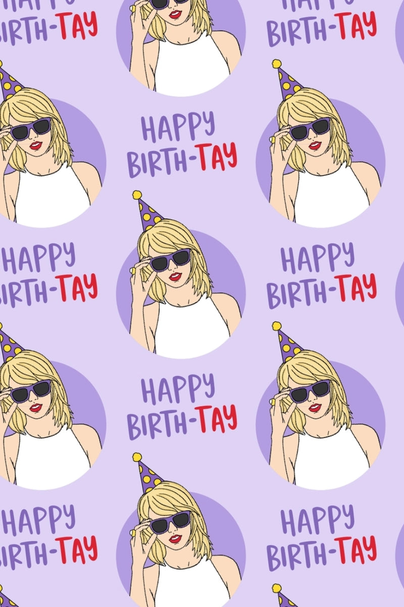 Happy Birth-Tay Wrapping Paper、mySite、hinf8tx79