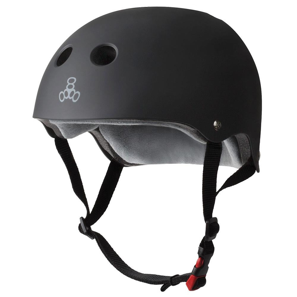  Triple8 Helmet - Sweatsaver Cert - Rubber Black、mySite、merchandisen