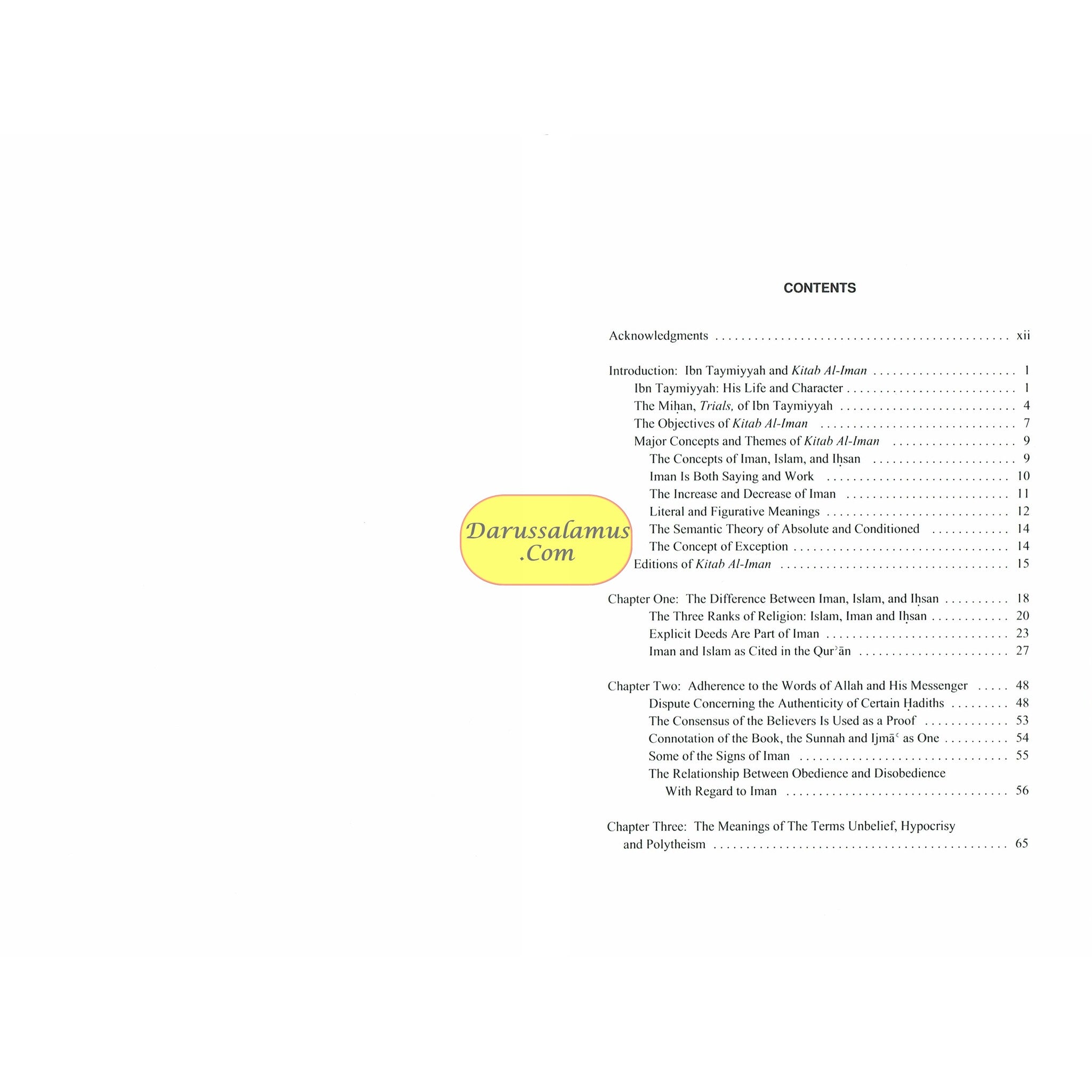 Kitab Al iman Book Of Faith By Ibn Taymiyyah、mySite、topwebapps