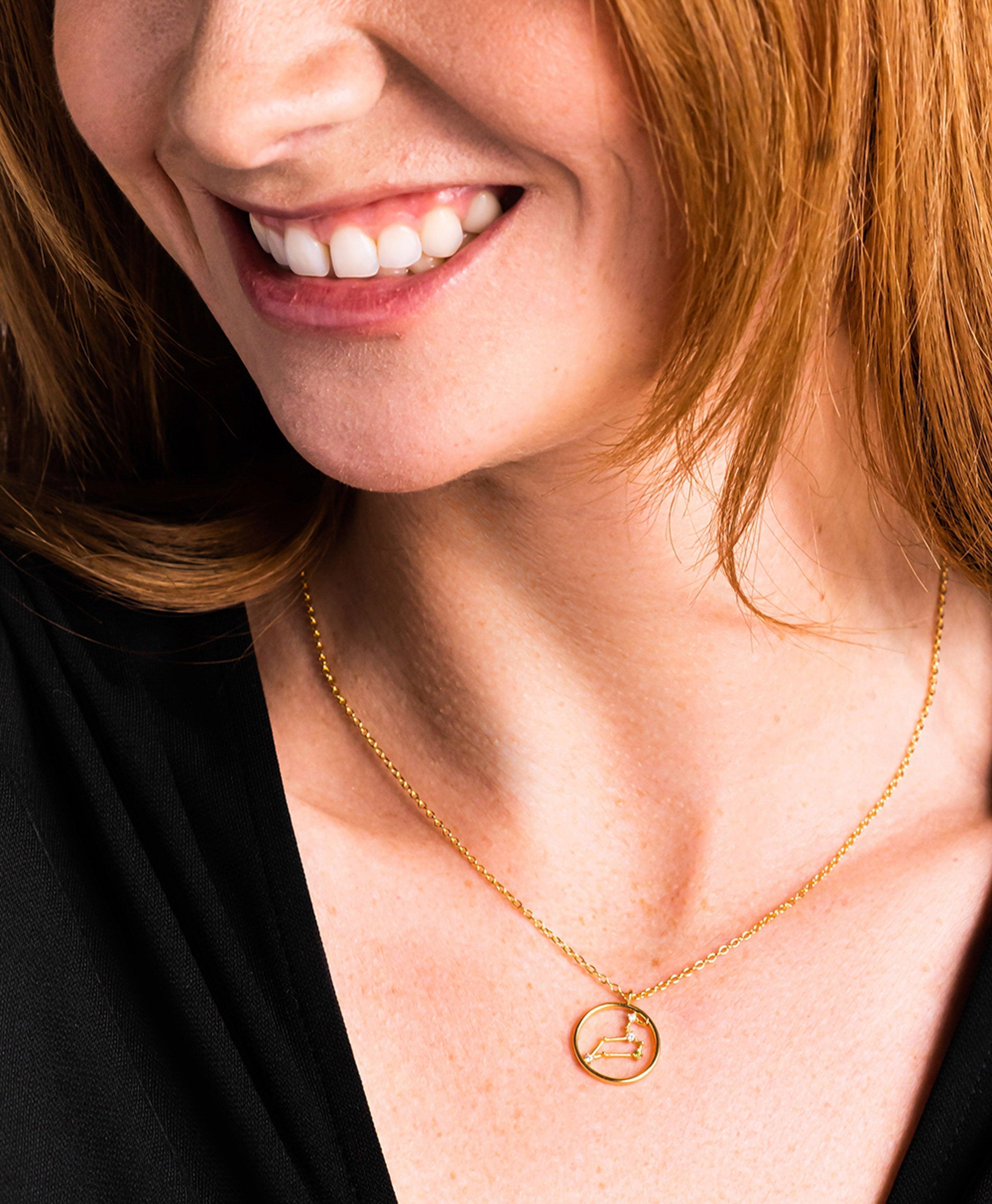 Zodiac Necklace Leo 18ct Gold Plated、mySite、botmansion