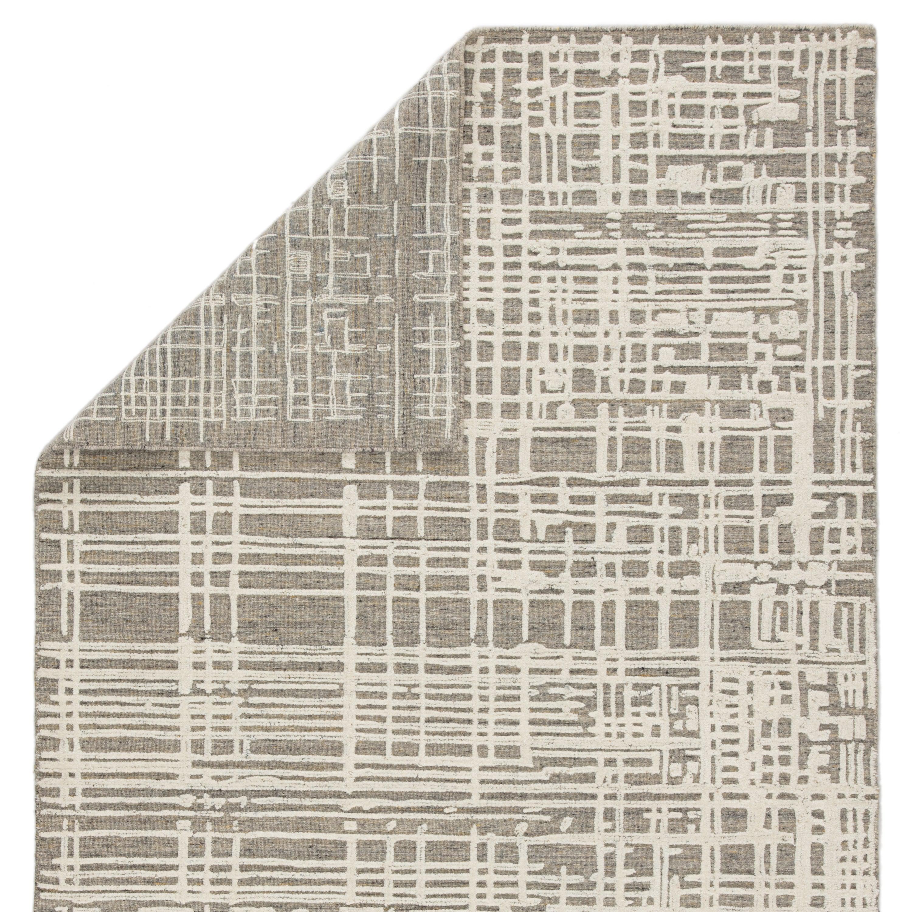 Arlo Handmade Trellis Gray Cream Area Rug、mySite、gigharbornorthrealestate