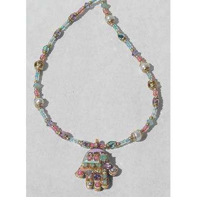 Michal Golan Pastel Hamsa Necklace、mySite、topwebapps