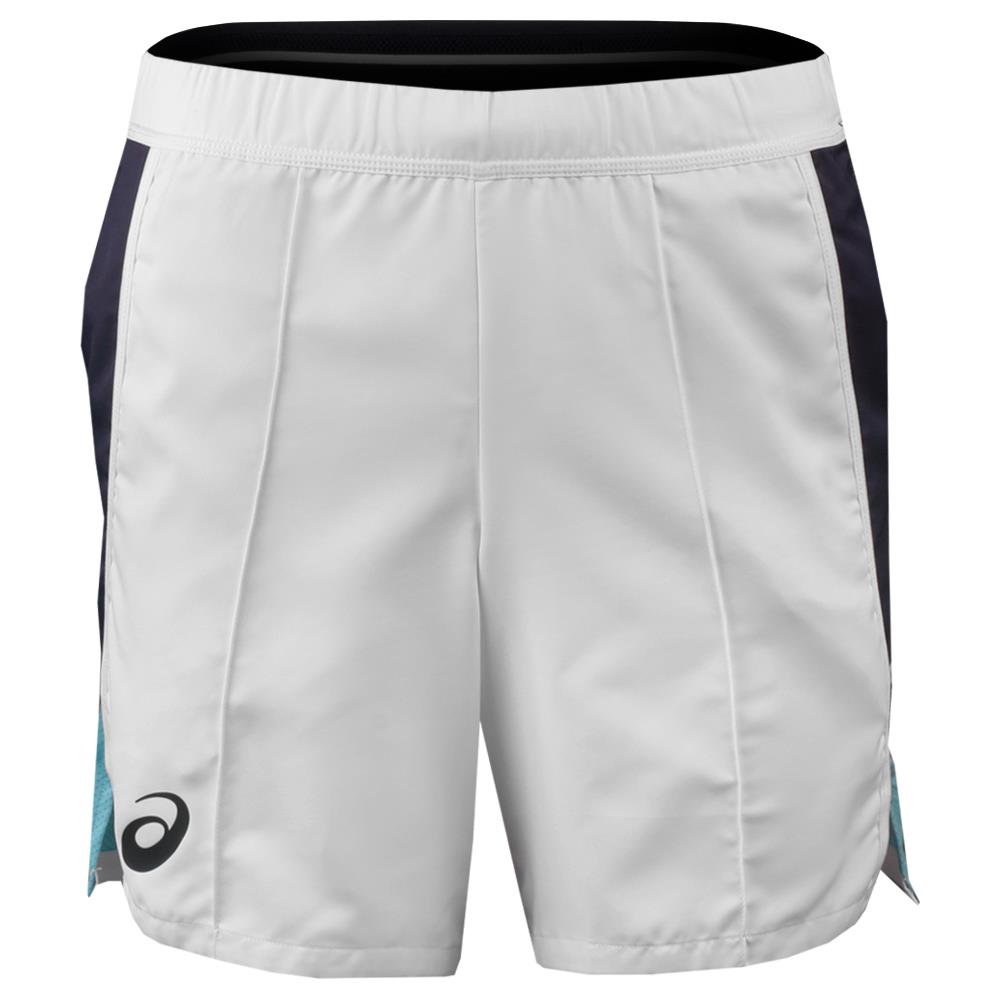 Asics Men's Match 7 Short - White、mySite、neckold