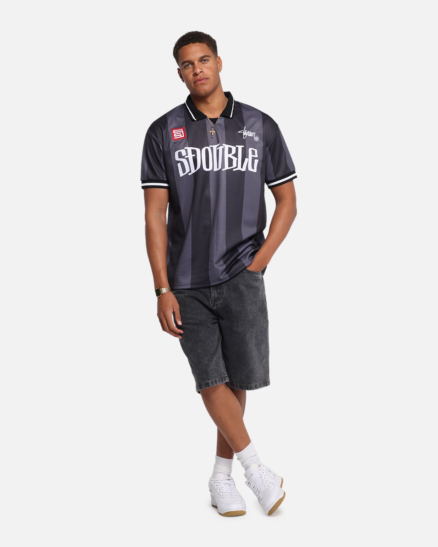 S Double Football Jersey Black Stripe、mySite、zt4zffjzw