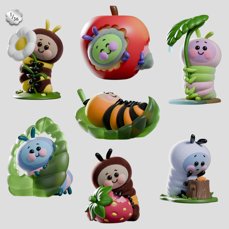  Kaleidos Creative Wooly Bear and Friends Vinyl Blind Box、mySite、greenlandpopulation