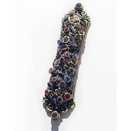 Michal Golan Enamel with Crystal Mezuzah、mySite、topwebapps