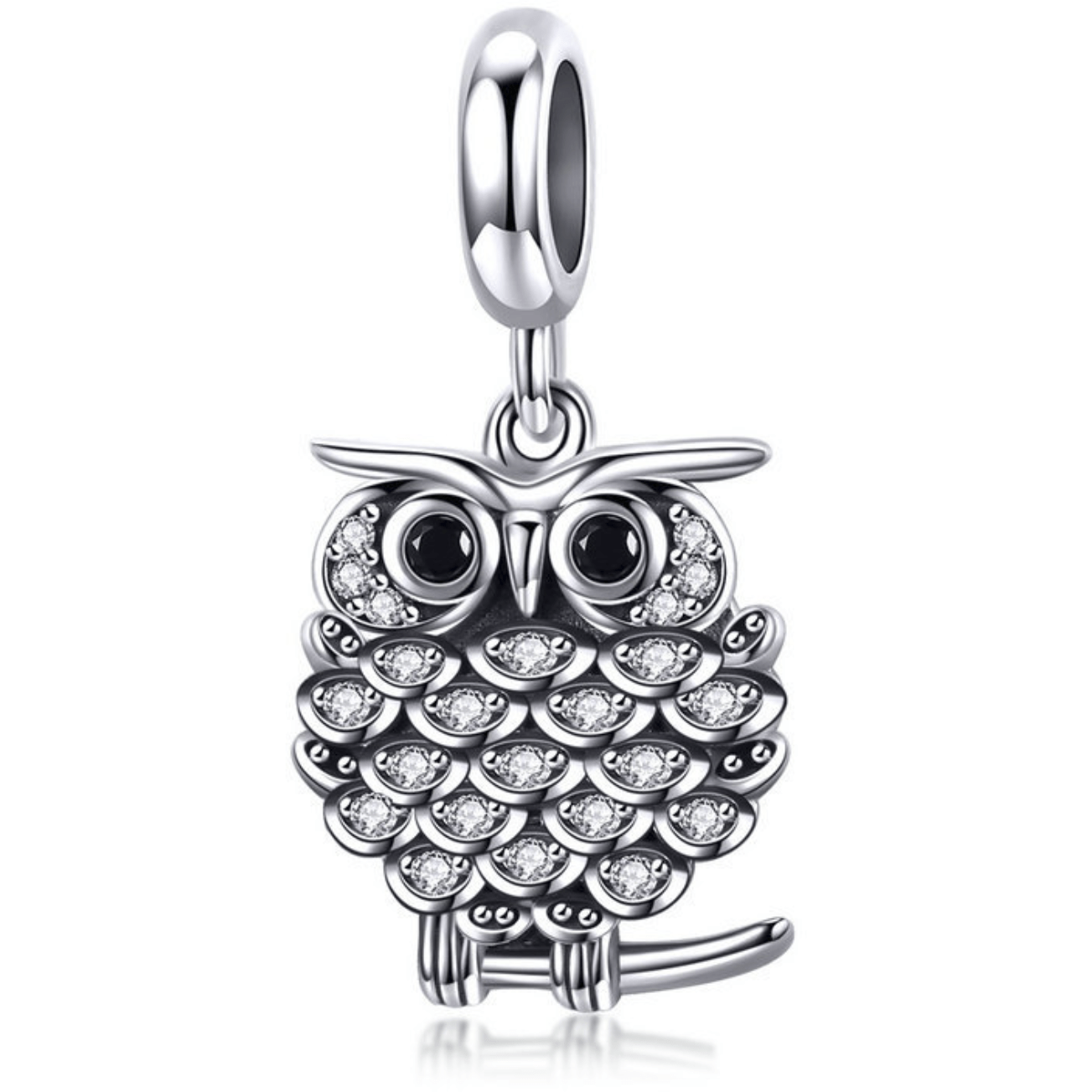 Bunny, Chipmunk, Raccoon & Owl Charms for Pandora Style Bracelets Sterling Silver、mySite、g9winljtr